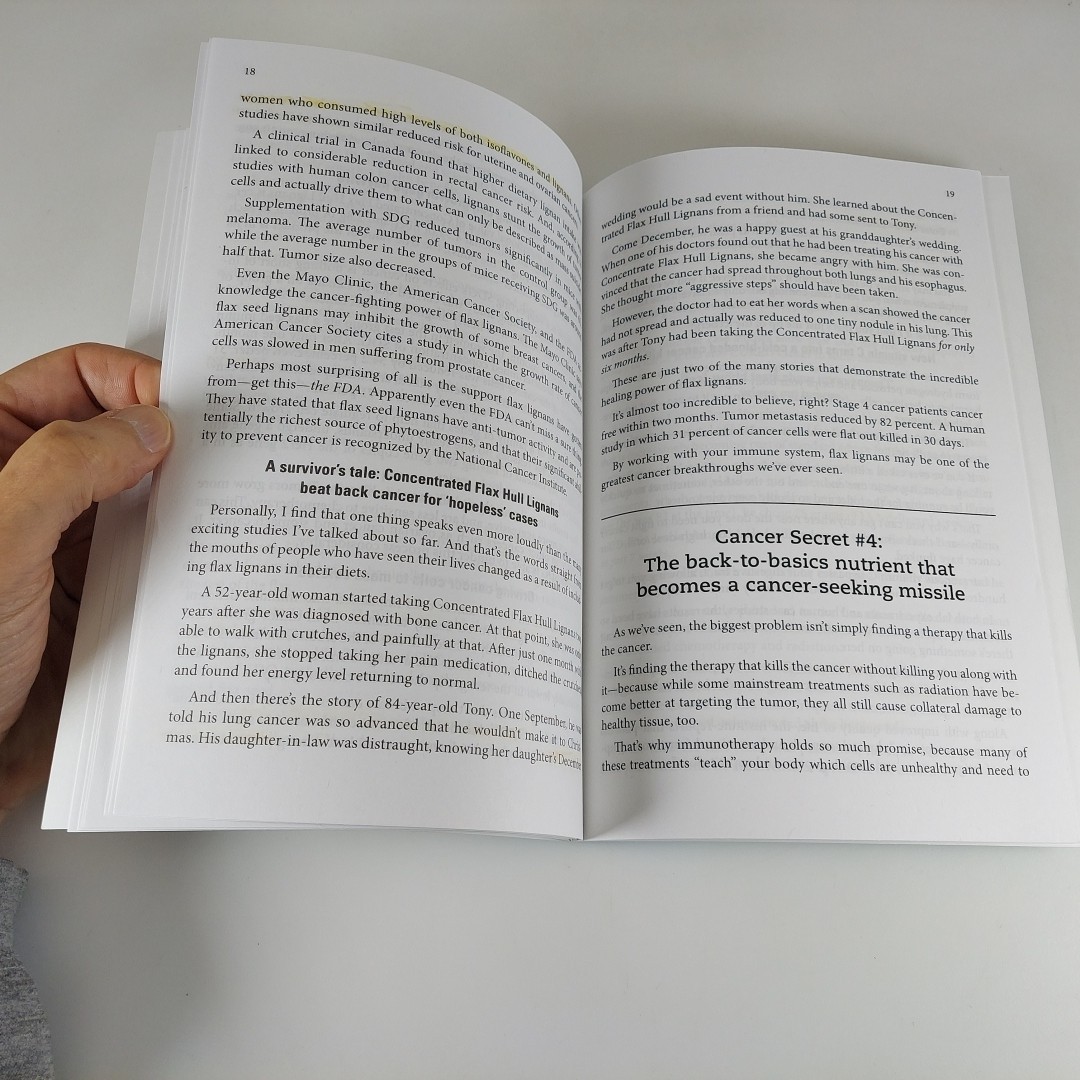 Hopeless To Healed 7 Cancer Secrets Dr. Allan Spreen 2015 Booklet