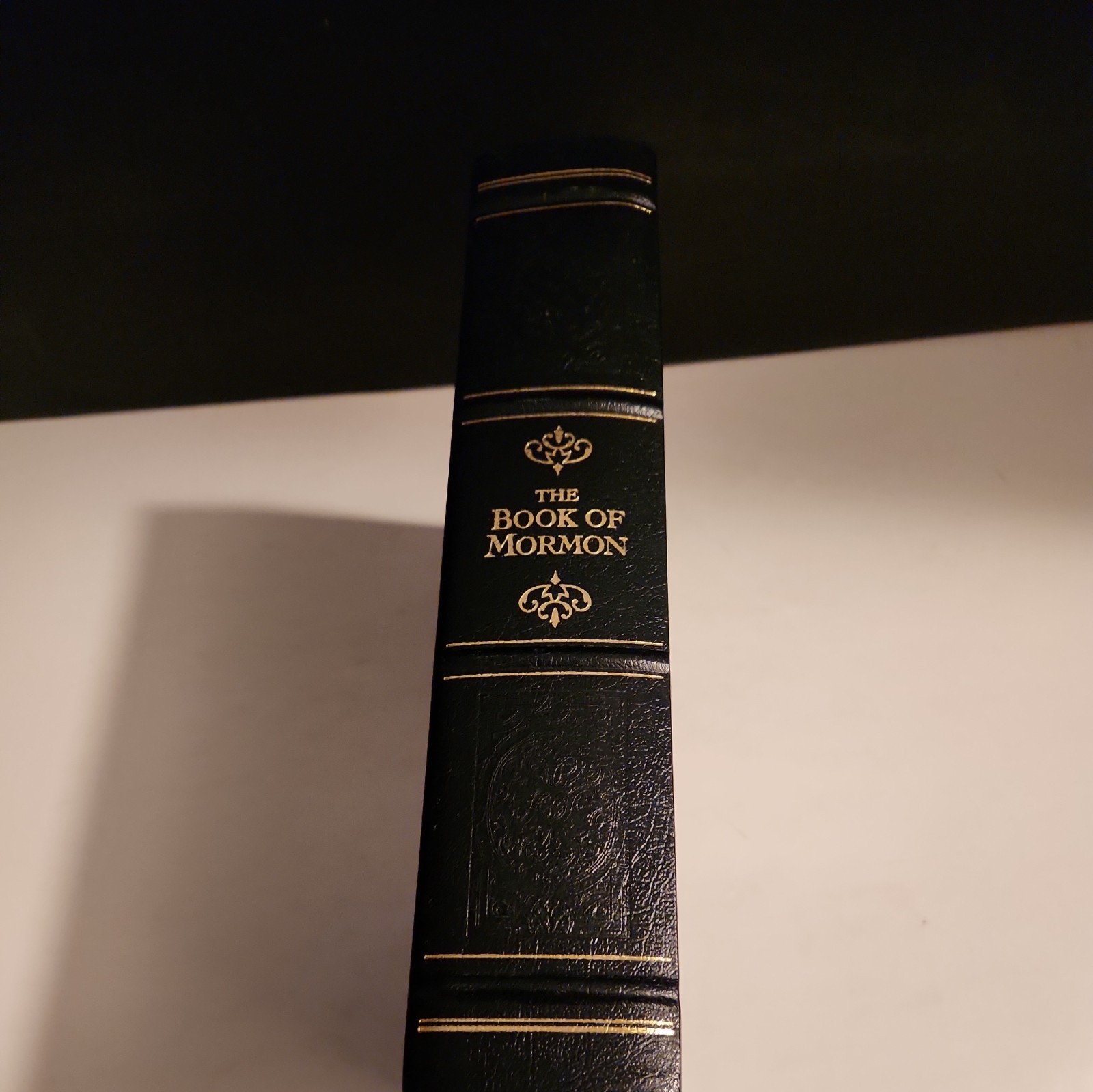 The Book Of Mormon Heirloom Edition Simulated Leather Black Minerva Teichert