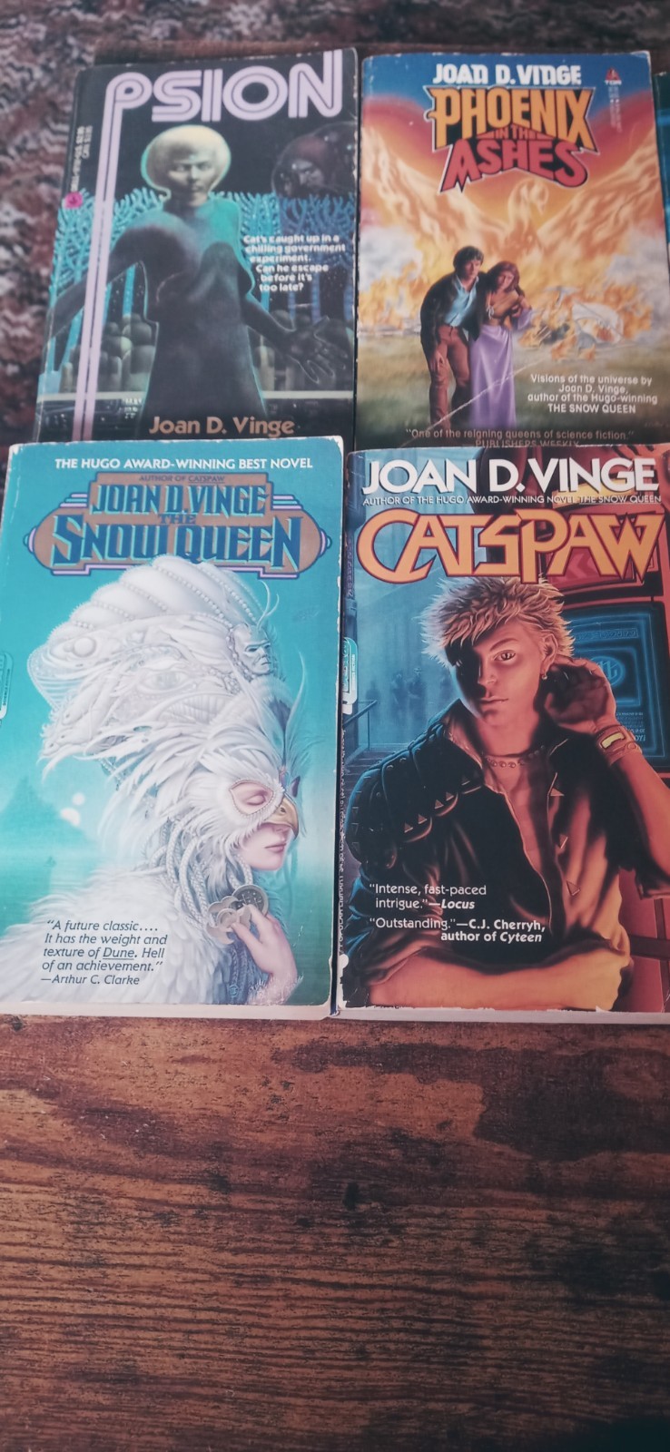 Lot of 18 Vintage Sci Fi Science Fiction Paperback Books Joan Vinge And More