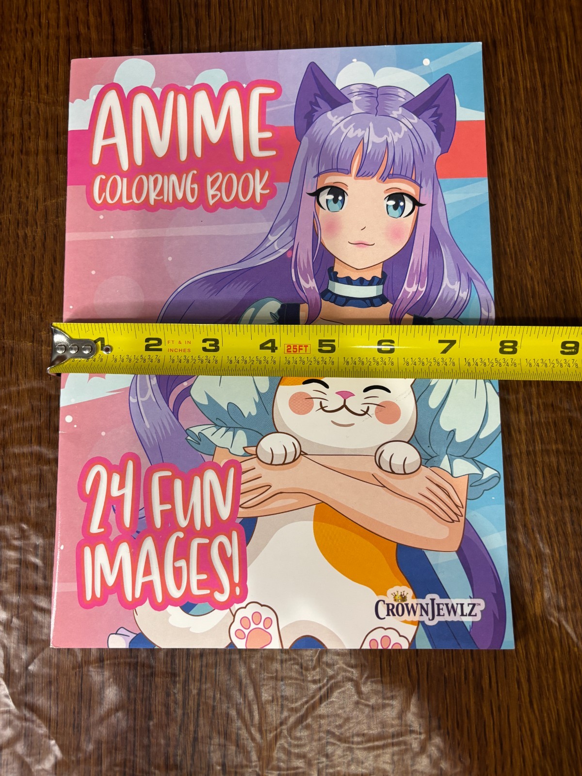 Crown Jewlz Anime Kawaii Themed Coloring Book