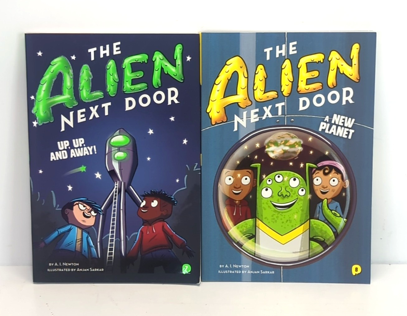 Little Bee Books The Alien Next Door By A.I. Newton Lot of 9 Kids Books Used