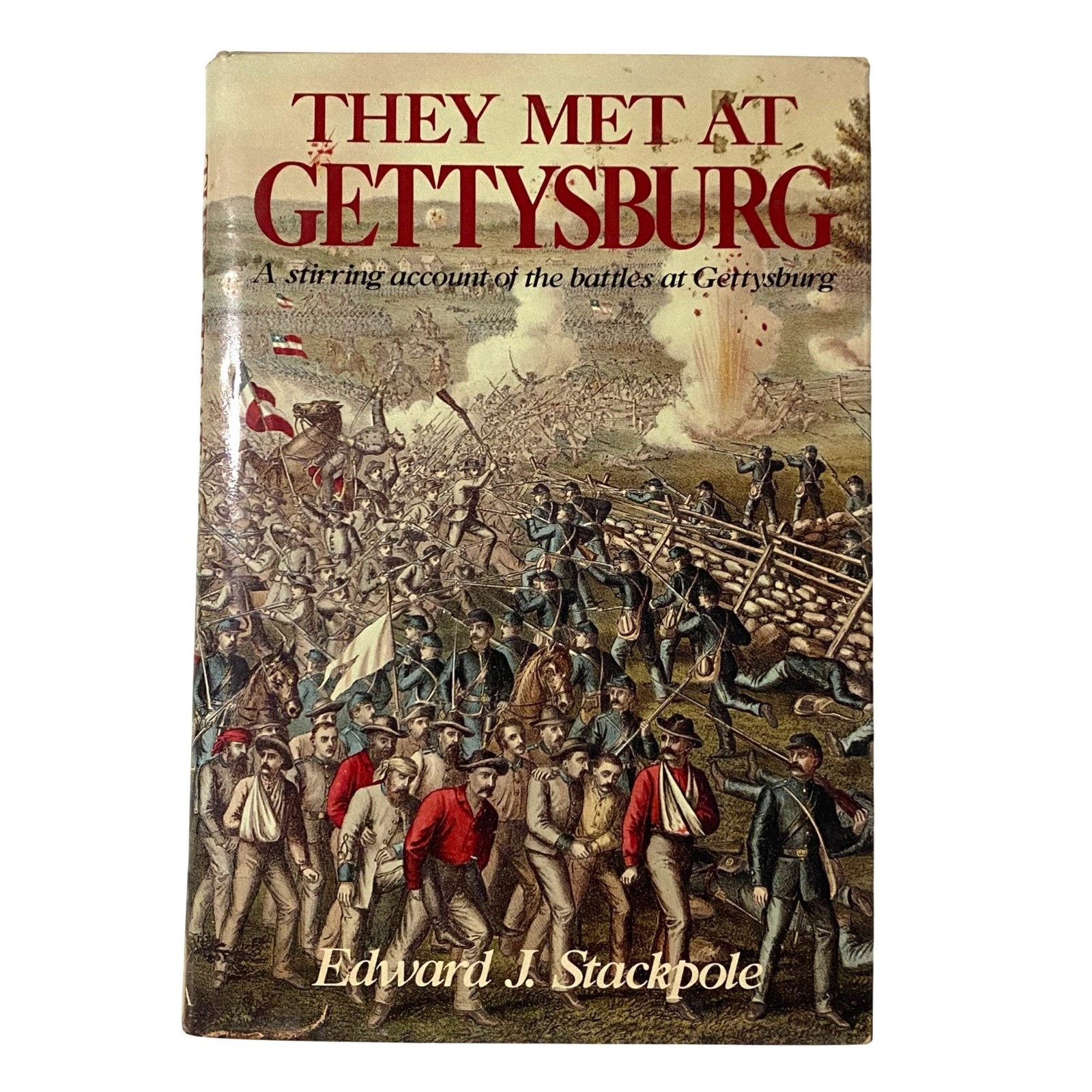 They Met at Gettysburg Hardcover Edward J Stackpole Civil War American History