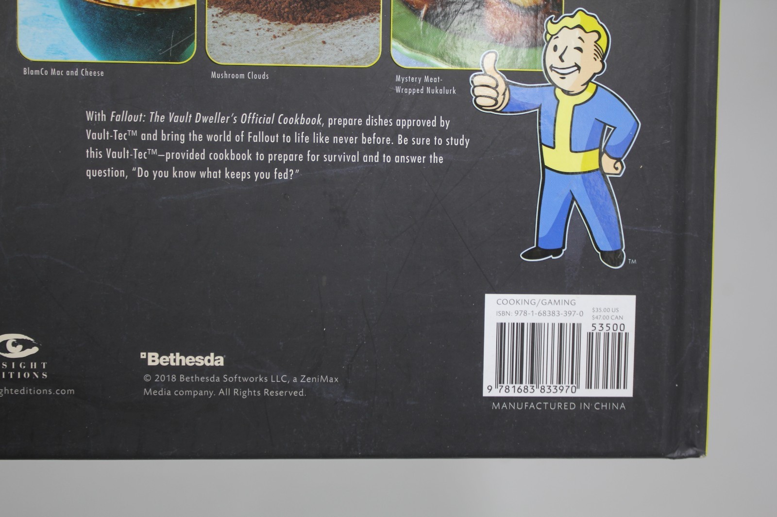 Fallout: The Vault Dwellers Official Cookbook Hardcover Chef Yummy Very Nice