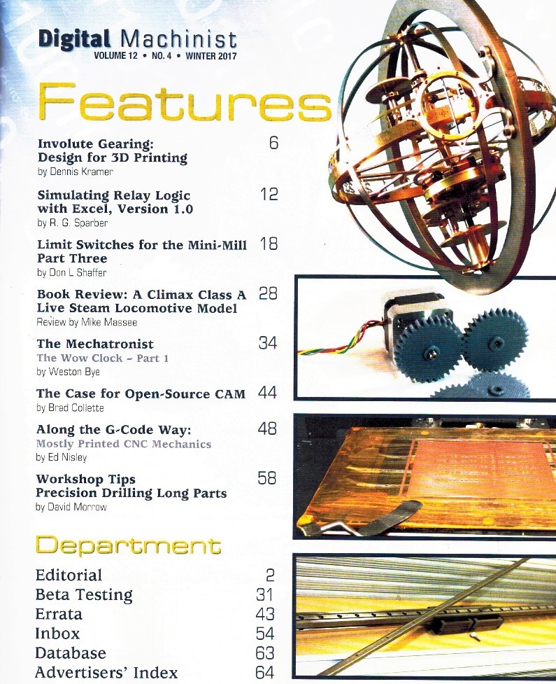 DIGITAL MACHINIST VOL. 12 NO. 4 WINTER 2017 Various 2017 Single Issue Magazine