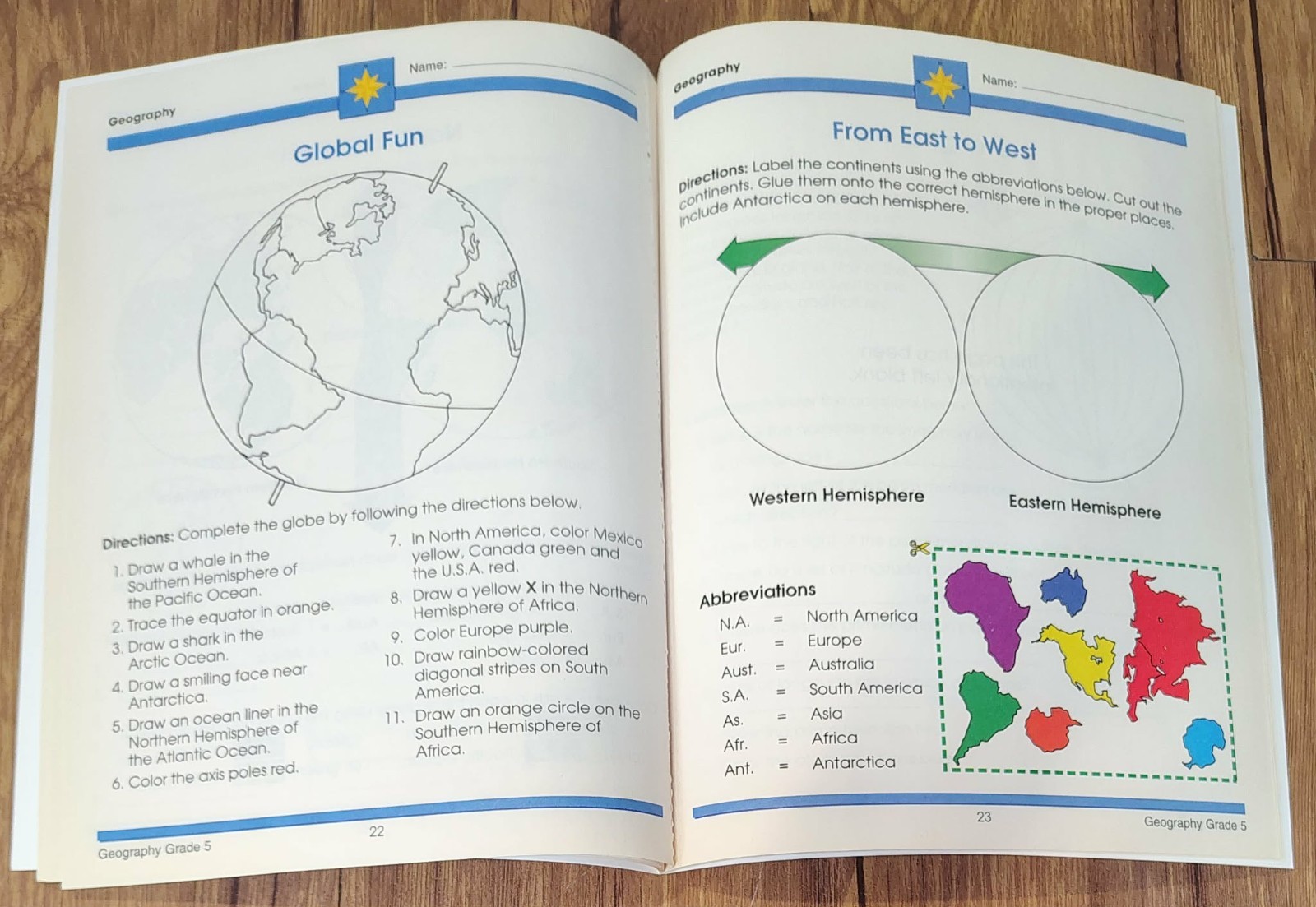Brighter Child Geography, Grade 5 – Carson-Dellosa Publishing -2005