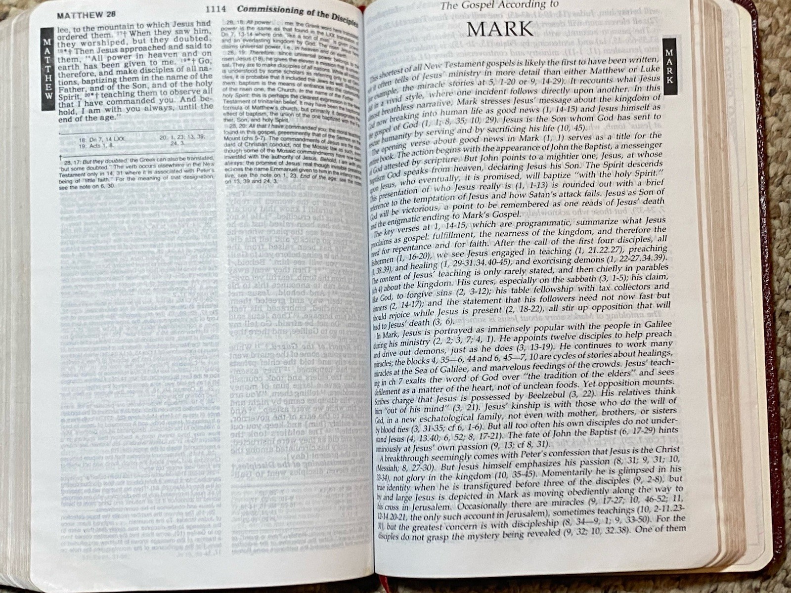 1987 New American Bible Holy Bible Catholic Bible Press 9055NBG Bonded Leather