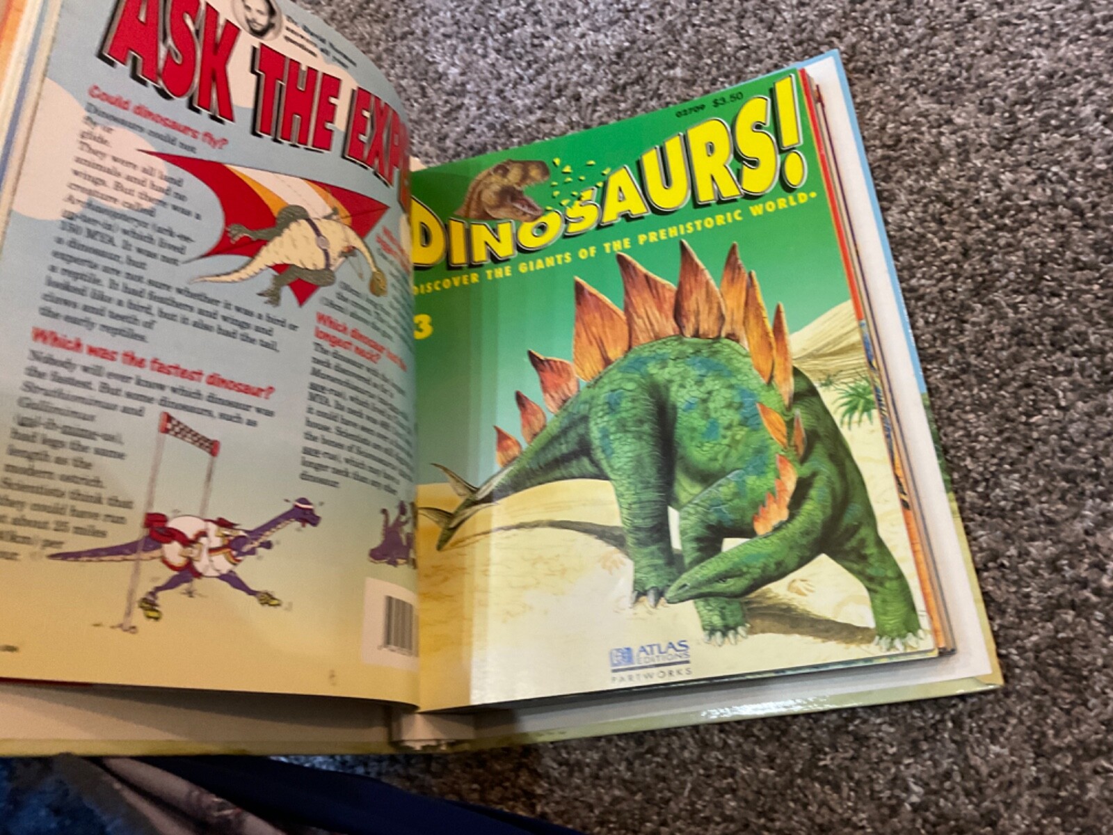 1993 Dinosaurs Discover Giants of the Prehistoric World Binder #1 Issues 1-19