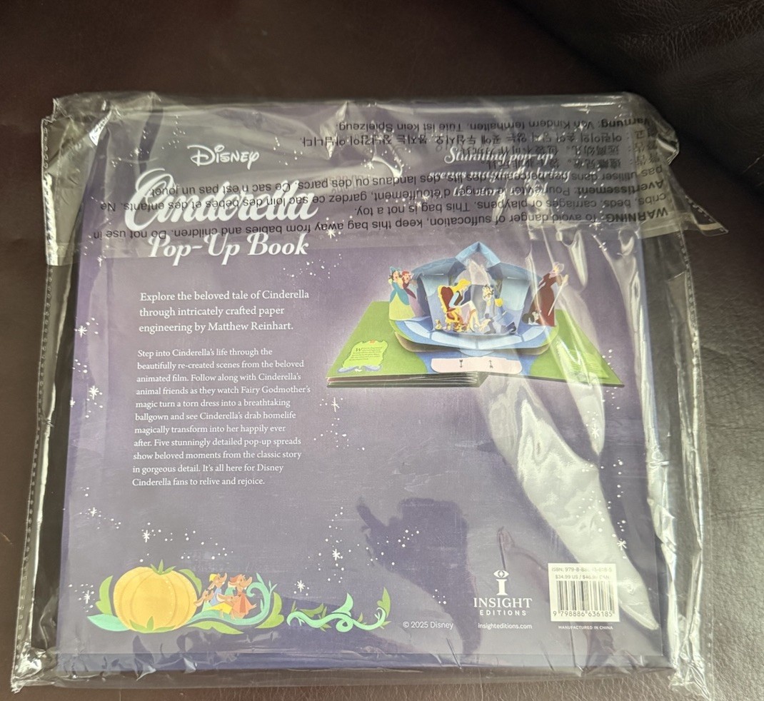 Disney: Cinderella Pop-Up Book by Matthew Reinhart: New