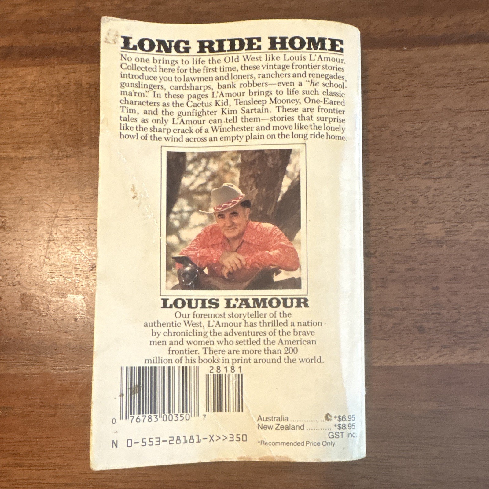 Louis L’Amour Long Ride Home Paperback Western Short Stories – Bantam Books