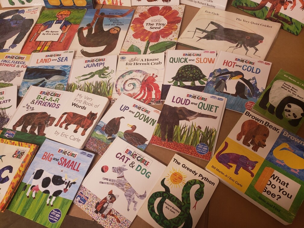 Lot of 10 Eric Carle Picture/Board Books for Children’s Kid Toddler *Random Mix*