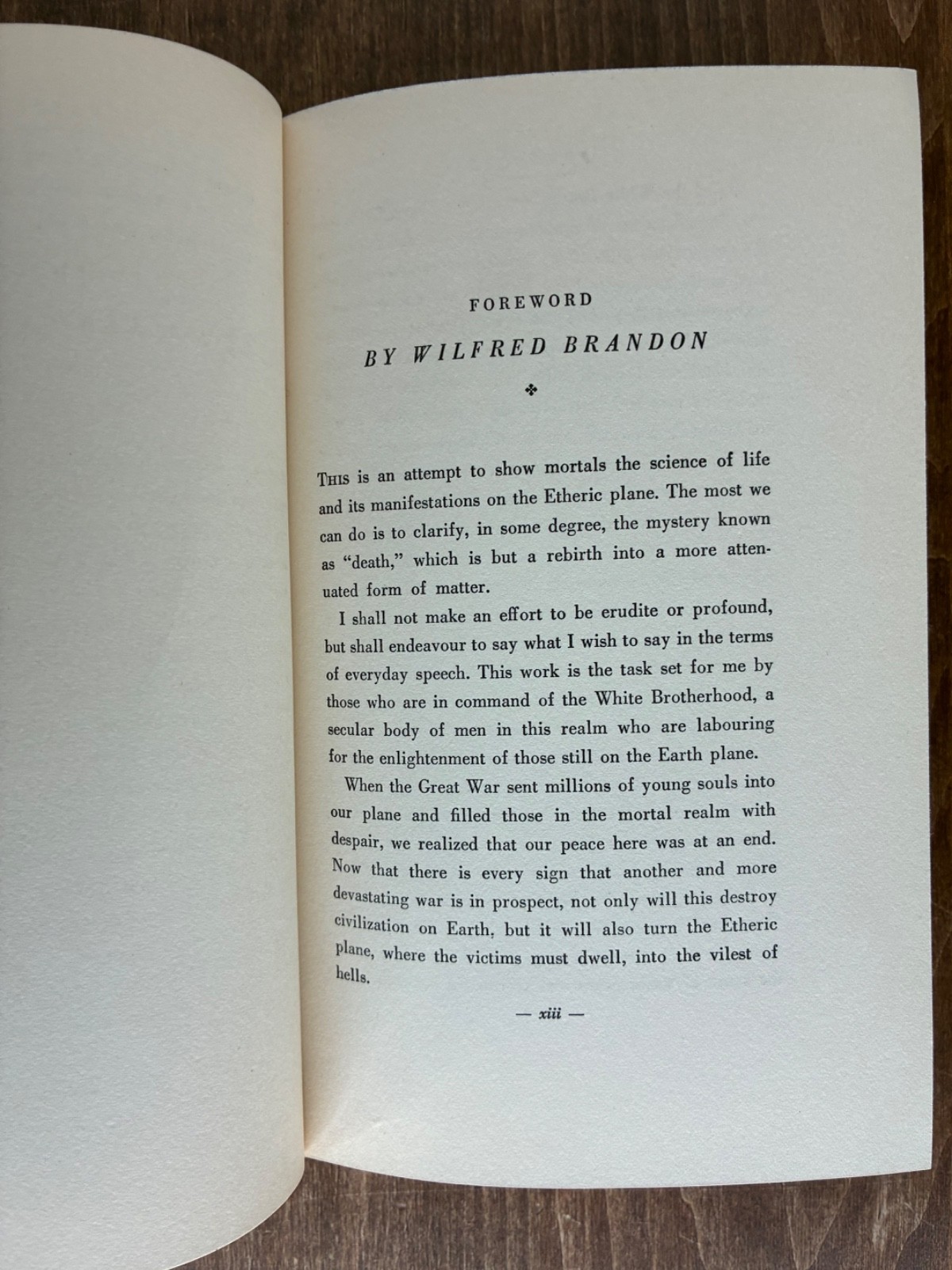 Open the Door! Wilfred Brandon 1938 (W. D. Gann Reading List) Philosophy HC/DJ