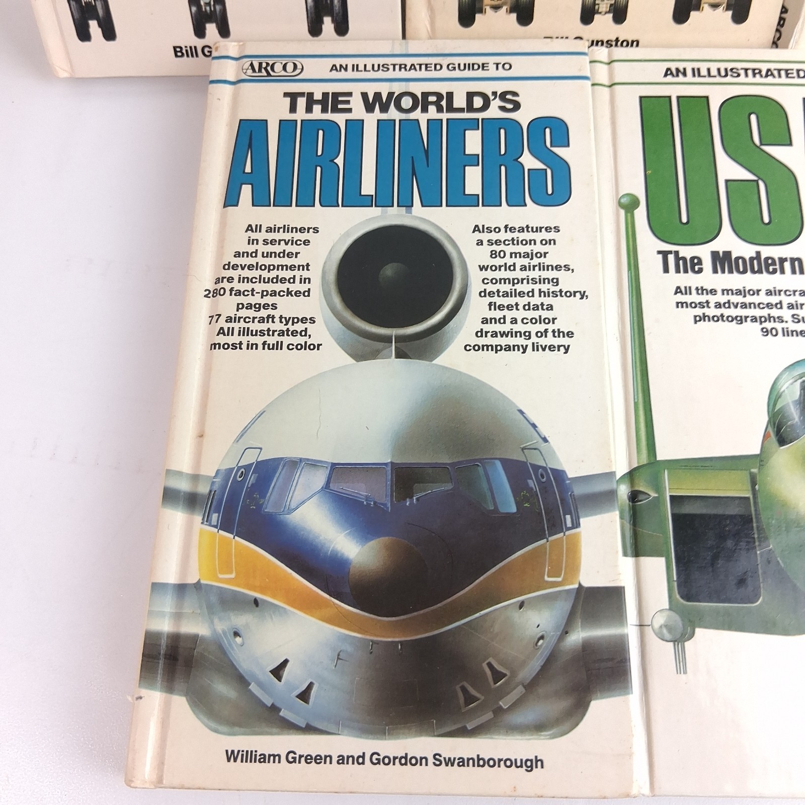 An Illustrated Guide To Books Navy Airliners USAF Bombers Fighters Lot of 5
