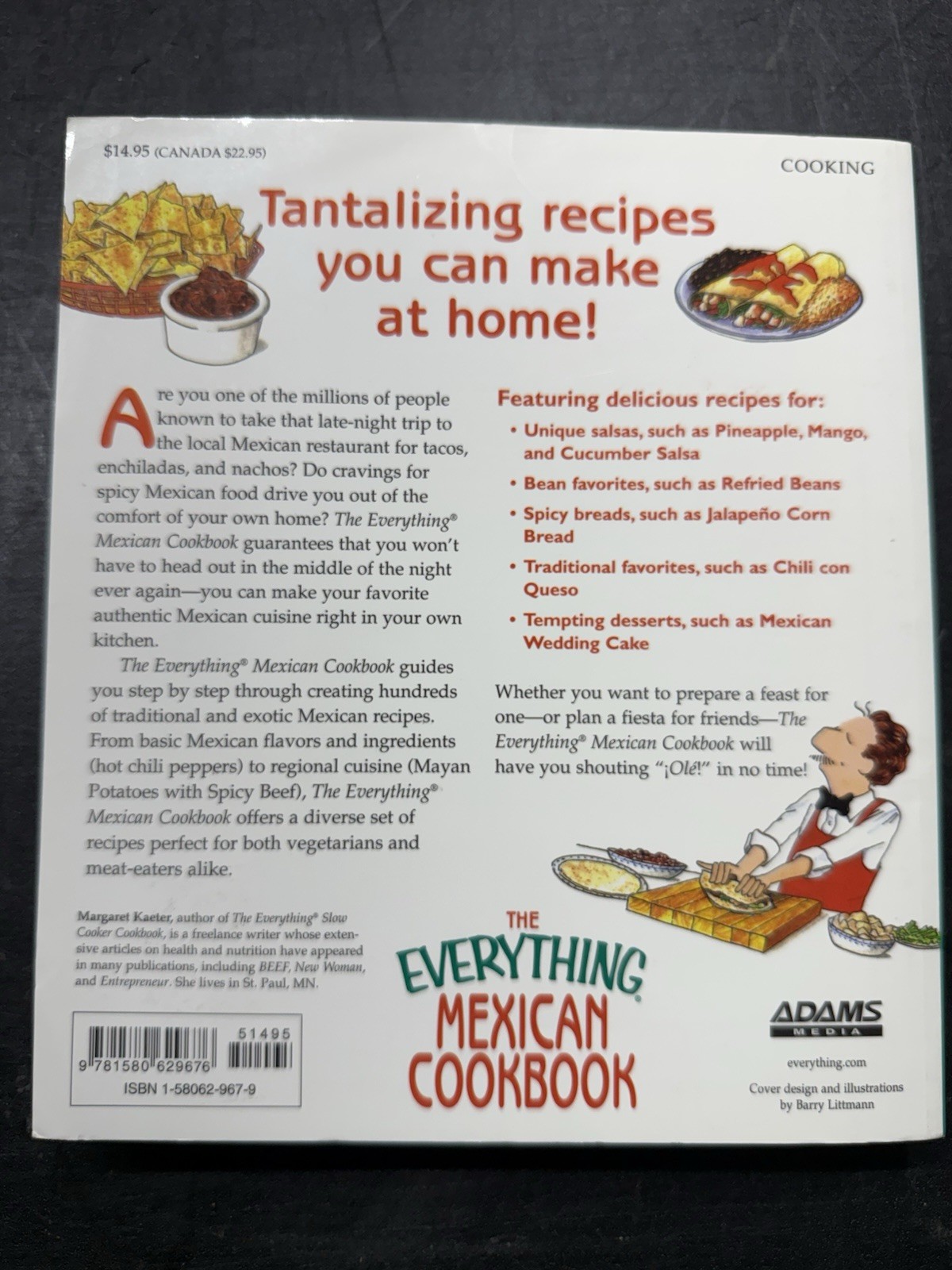 The Everything Mexican Cookbook: 300 Flavorful Recipes South of the Border 2004