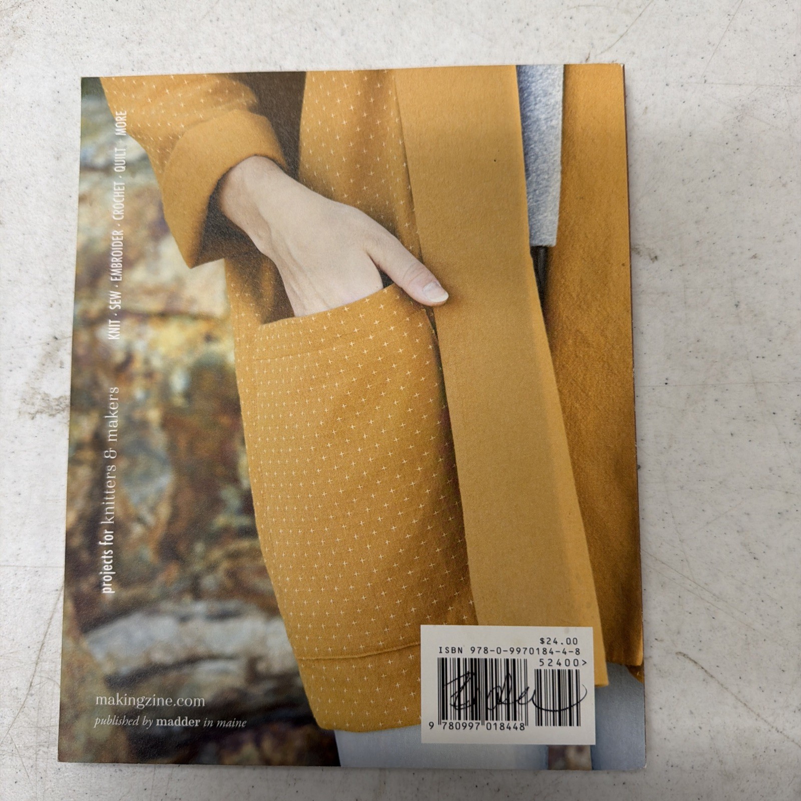 MAKING No. 4 / LINES – knitting and crafts paperback book 978