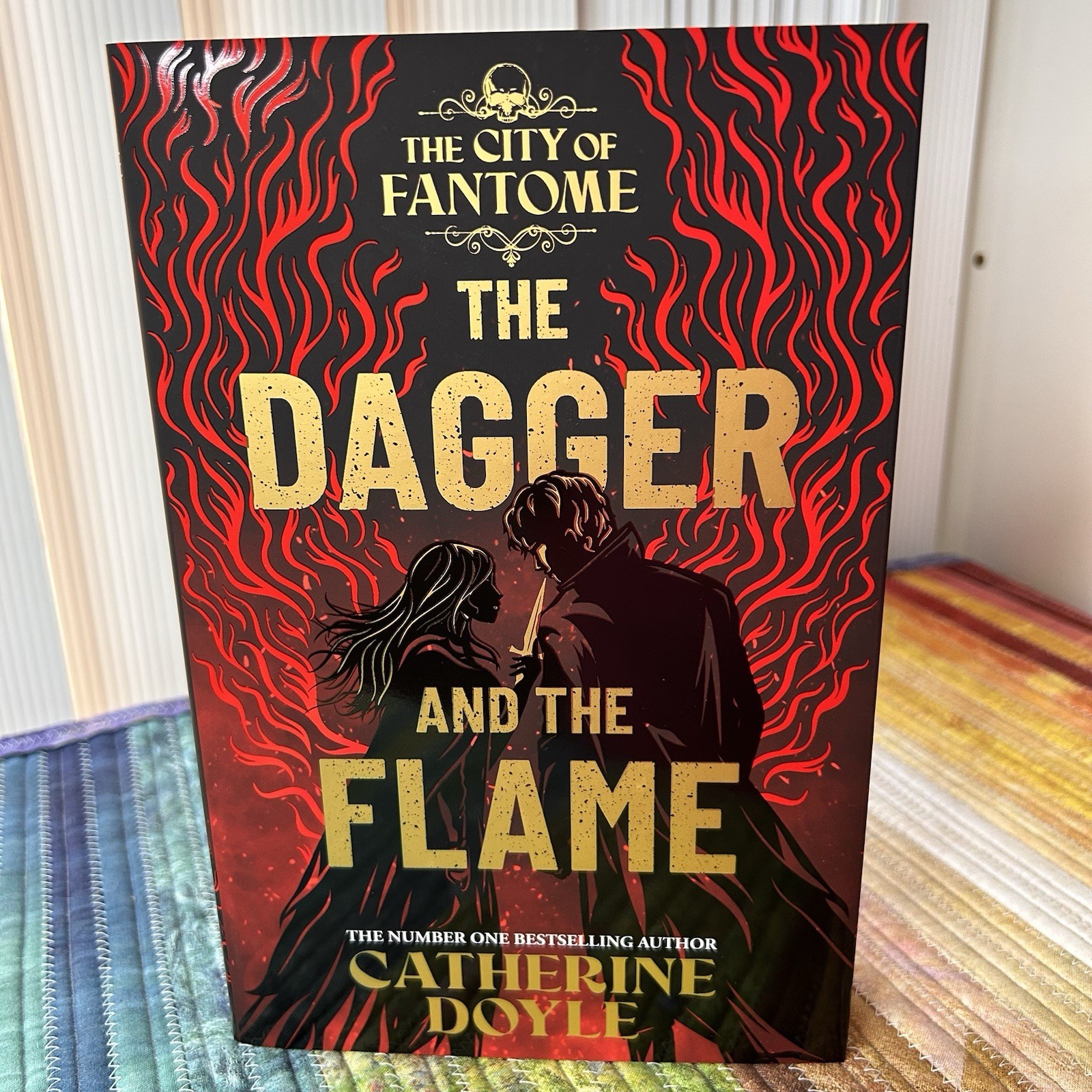 The Dagger and the Flame by Catherine Doyle ~ Fairyloot Signed Sprayed Edges