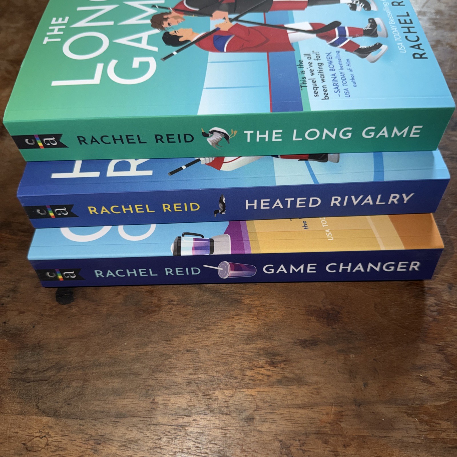 Brand Game Changers Series Heated Rivalry by Rachel Reid Lot of 3 Book G2U