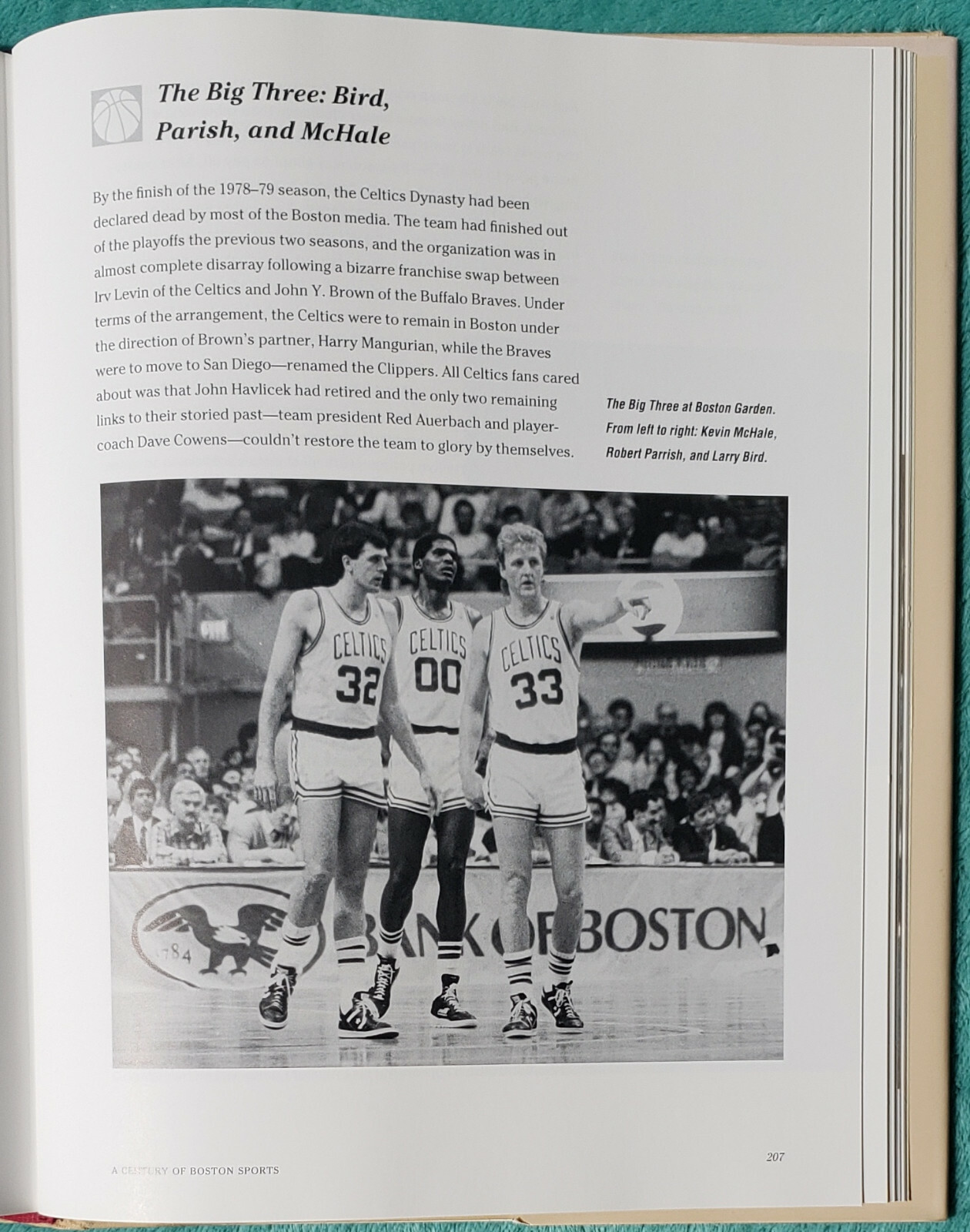 A Century Of Boston Sports Richard Johnson 2000 Hardcover 265 Pages Of Photos
