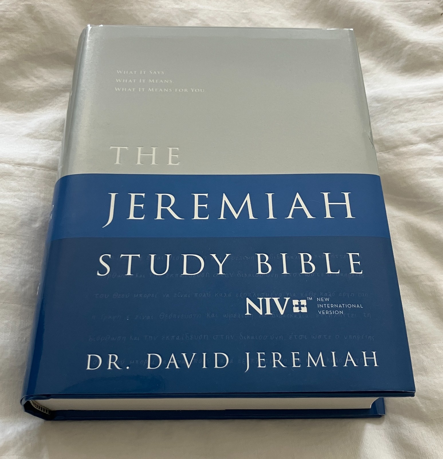 The Jeremiah Study Bible (NIV) Dr. David Jeremiah, Jacketed Hardcover