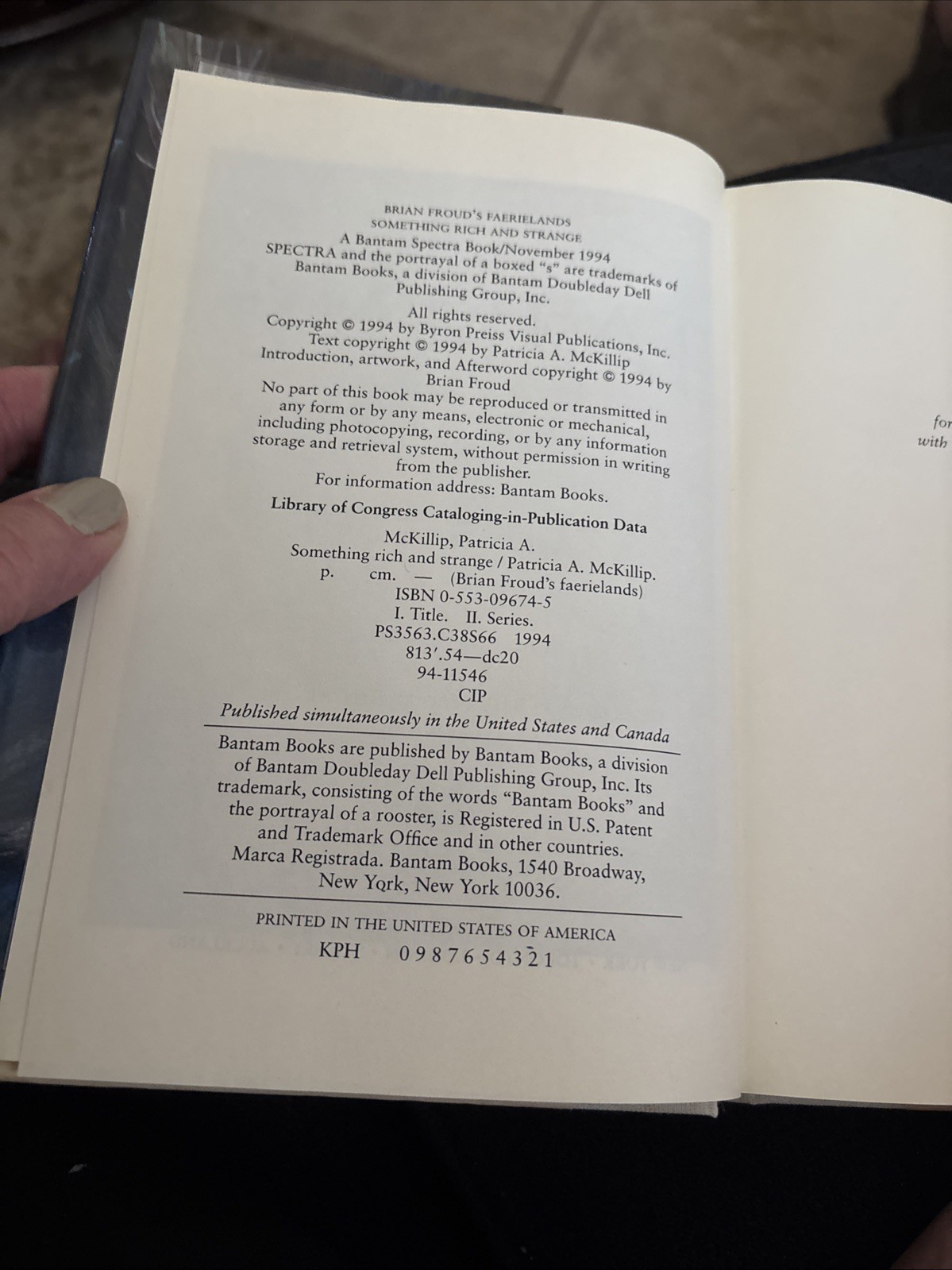 SOMETHING RICH AND STRANGE By Patricia A. McKillip