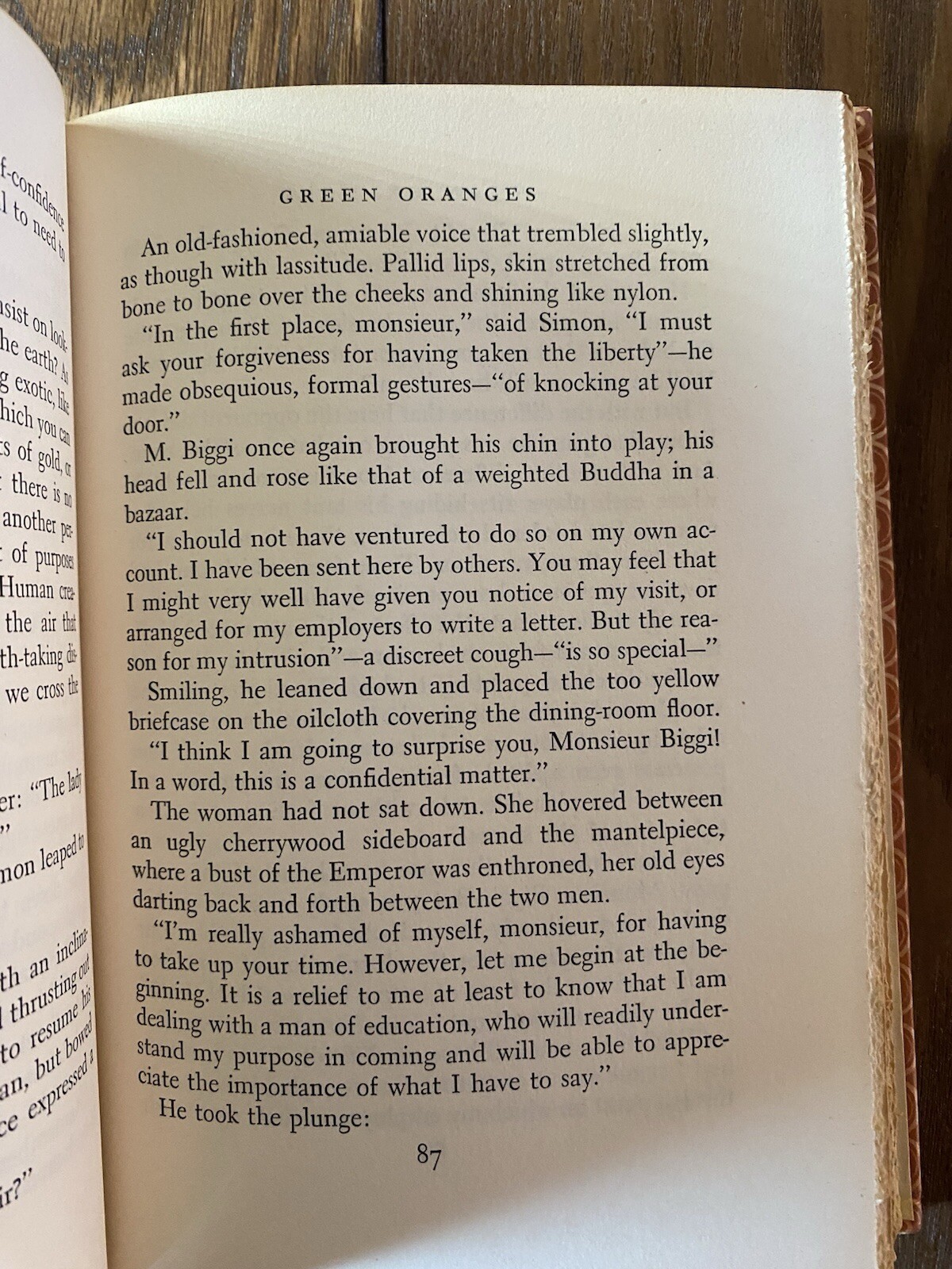Green Oranges 1953 Rene Masson First American Edition Hardcover