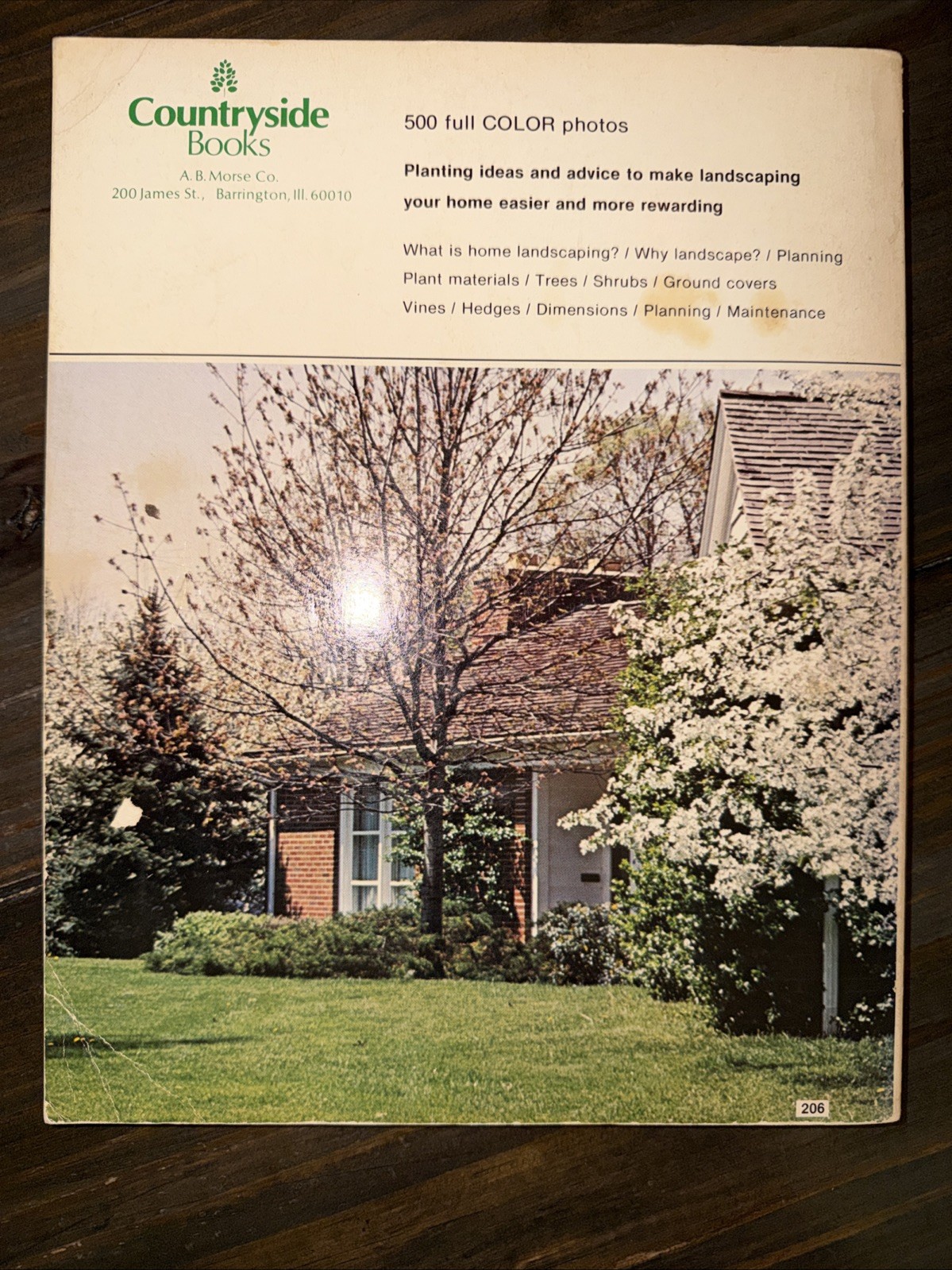 HOME LANDSCAPING Countrywide Books 1974 Paperback