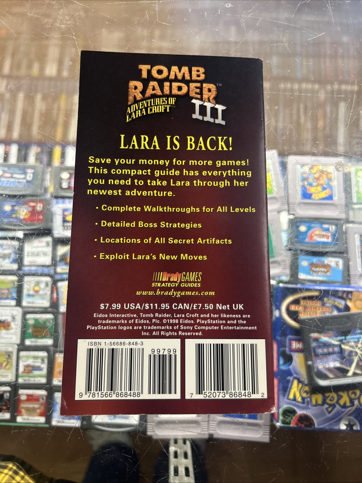 Brady Games Pocket Guide Tomb Raider III Adventures of Lara Croft Eidos