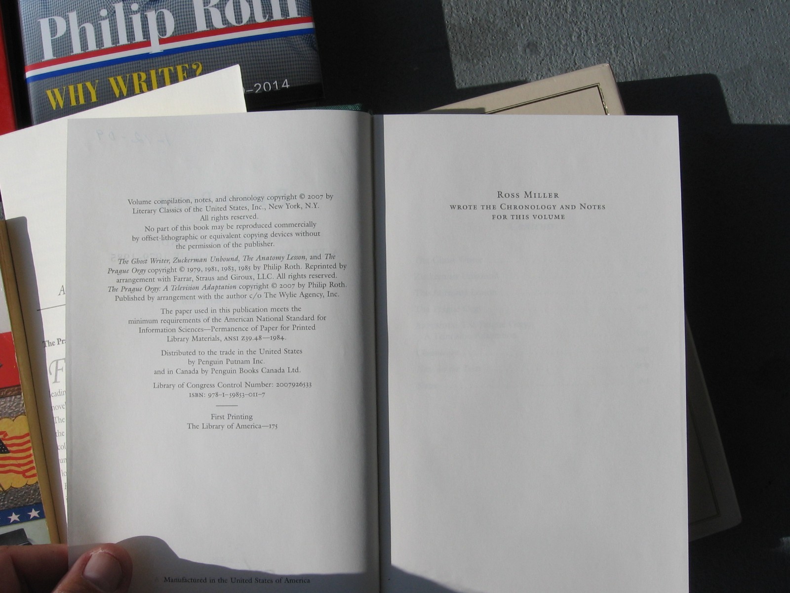 4 Philip Roth Books: I Married Communist, Collected Nonfiction 1960-2014, Reader