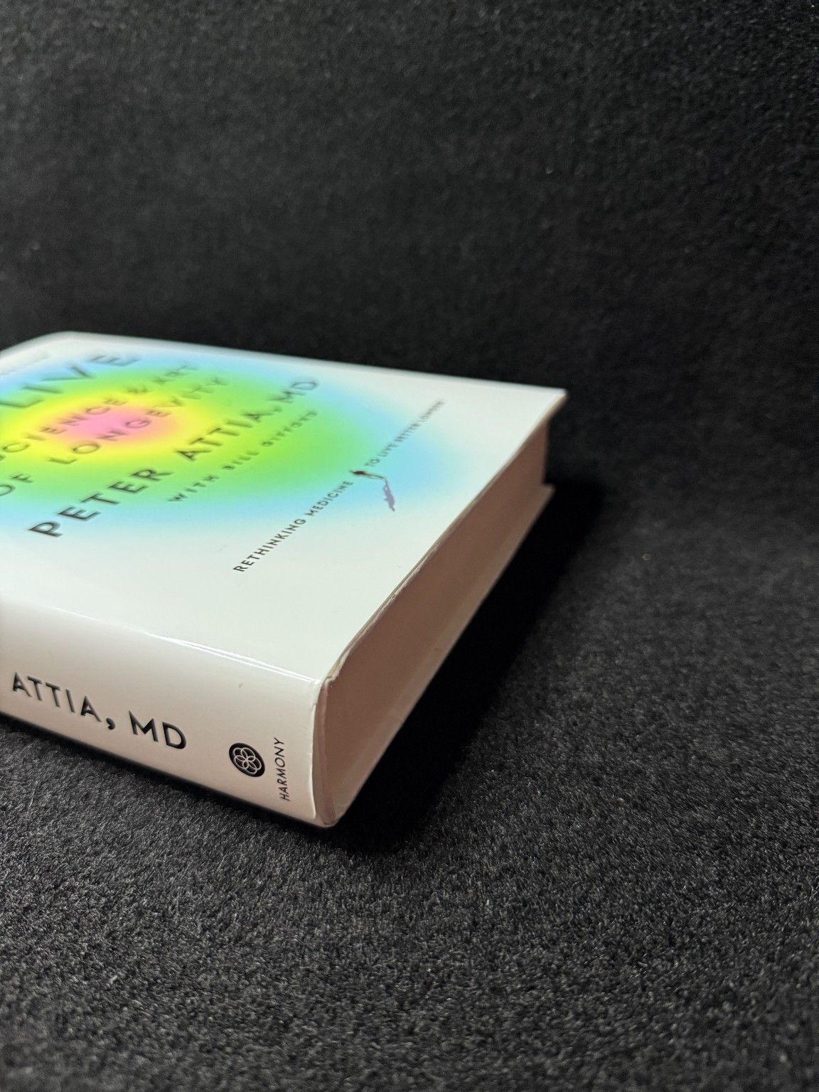 Outlive Science Art Longevity Peter Attia MD 2023 First Edition Hardcover Health