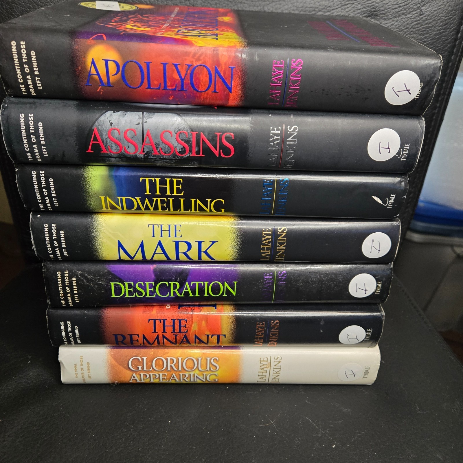 Left Behind Series Lot Tim Lahaye Jerry Jenkins 5-10 & 12 7 Books Large 9.25