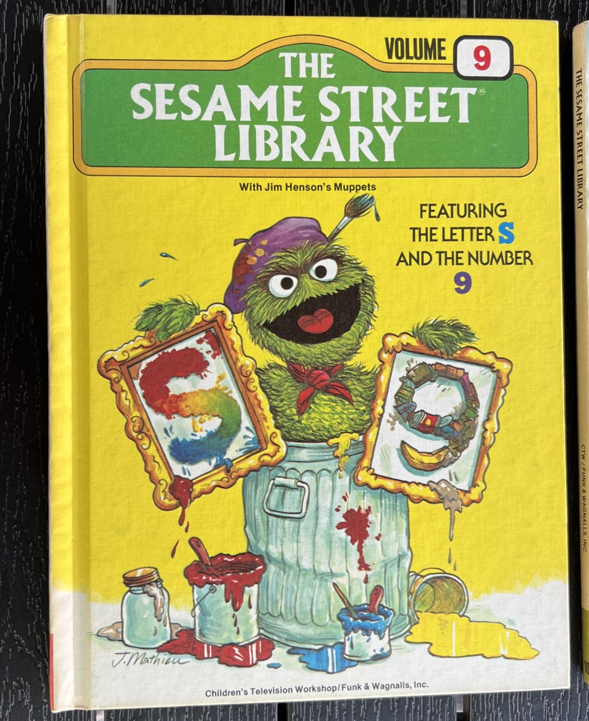 The Sesame Street Library Volumes 9, 10 & 11 Vintage 1978 3 Hardcover Books CTW