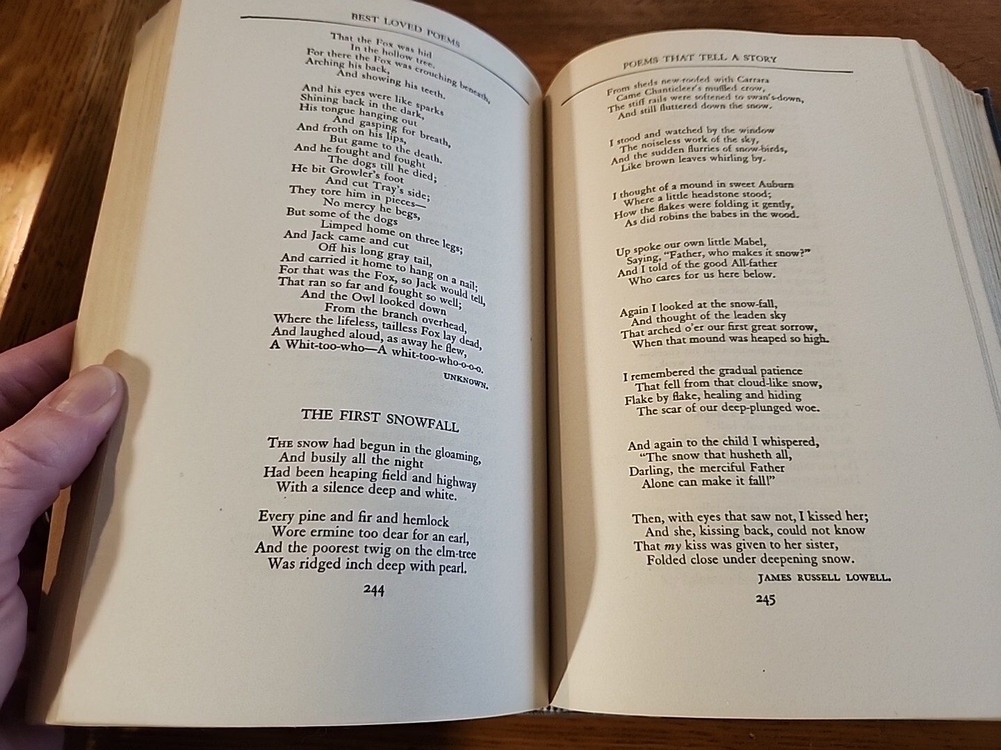 1936 Best Loved Poems of the American People, Selected By Hazel Felleman