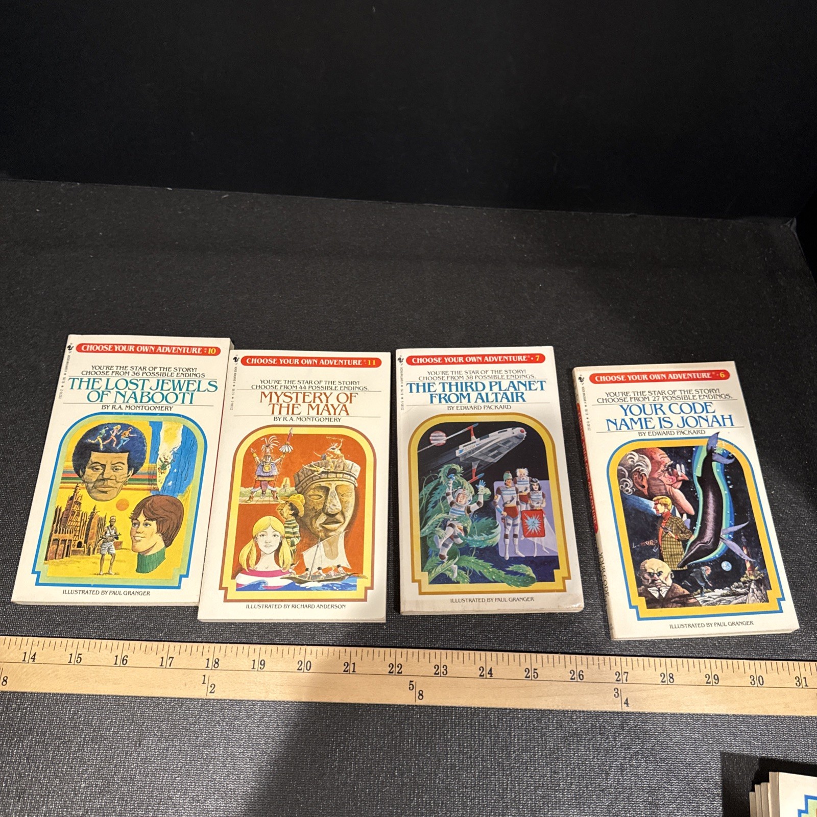 c1980s Choose Your Own Adventure Book Lot Of 20 Batam Book Original Series -CYOA