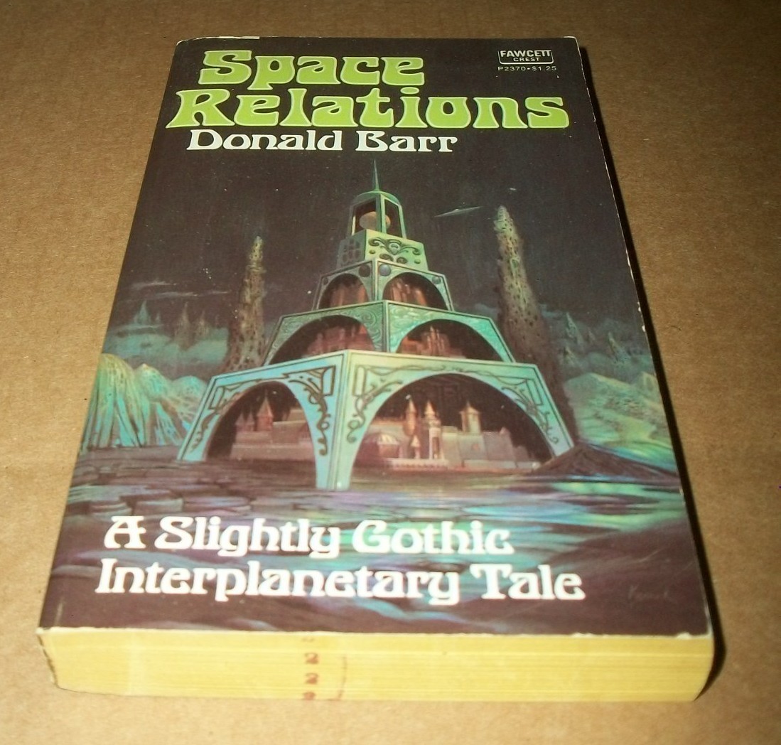Space Relations Donald Barr Gothic Fawcett Crest P2370 $1.25 Feb 1975 1st prt EX