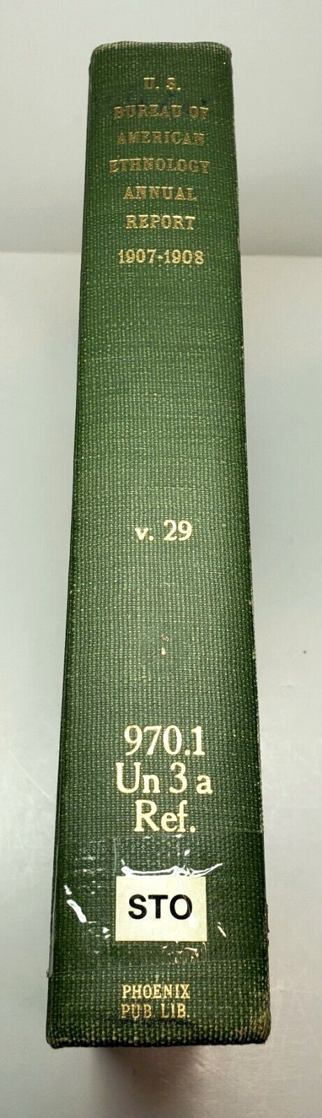 American Indian Ethnology Twenty Ninth 29th Annual Report 1907 – 1908
