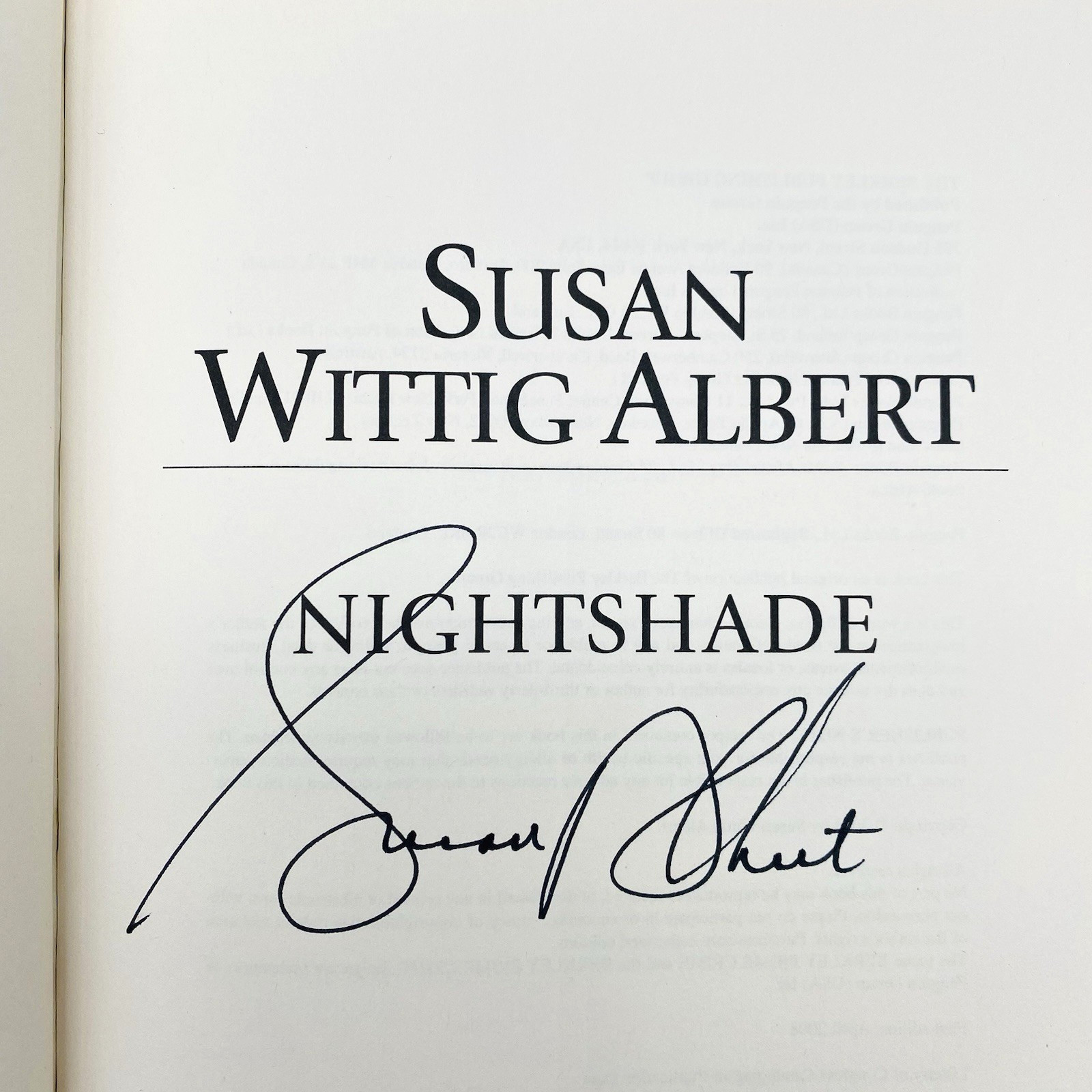 4 SIGNED China Bayles Novels First/First Susan Wittig Albert Hardcover Dust Jkt