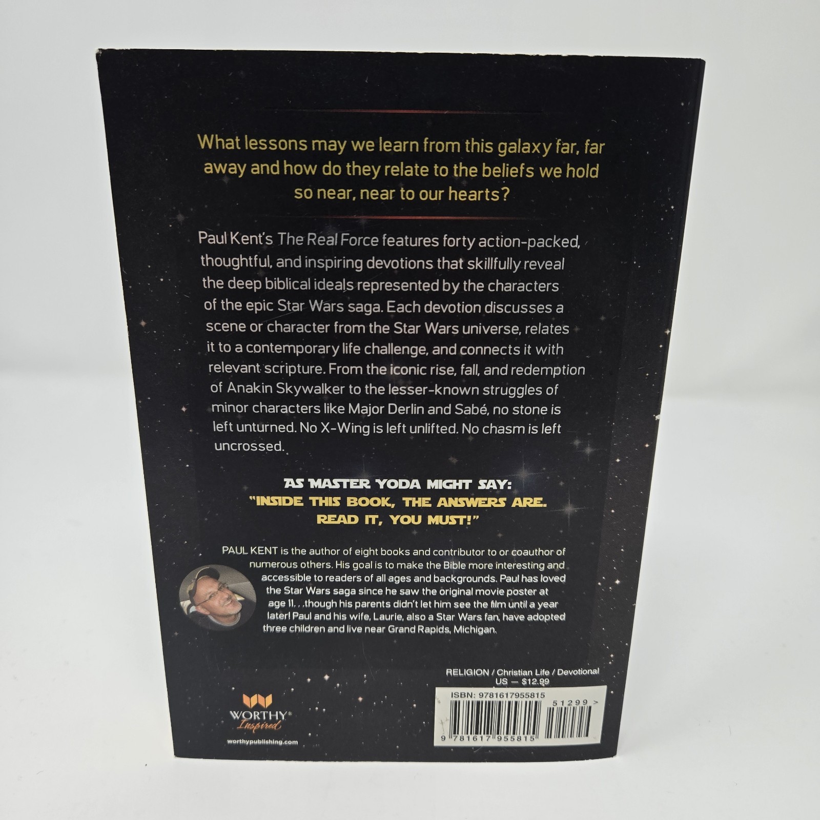 The Real Force: A 40-Day Devotional – Paperback By Paul Kent – GOOD