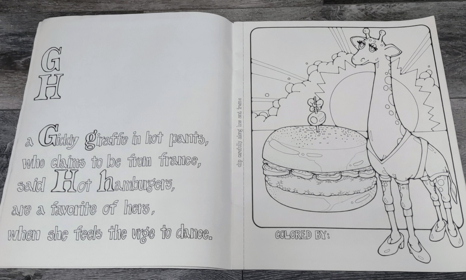 Vtg Coloring Book Potpourri Press Gobble Gobble Educational Adventure 1971