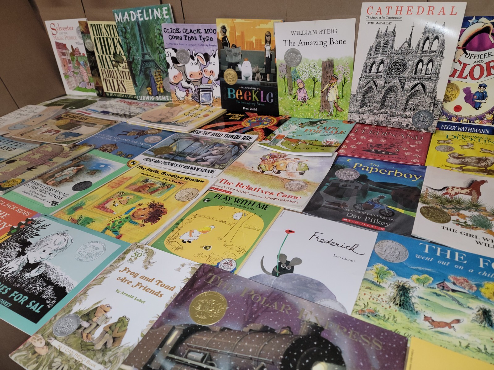 Lot of 15 Caldecott Honor Award Winning Chapter Children Kid Books AR*RANDOM MIX