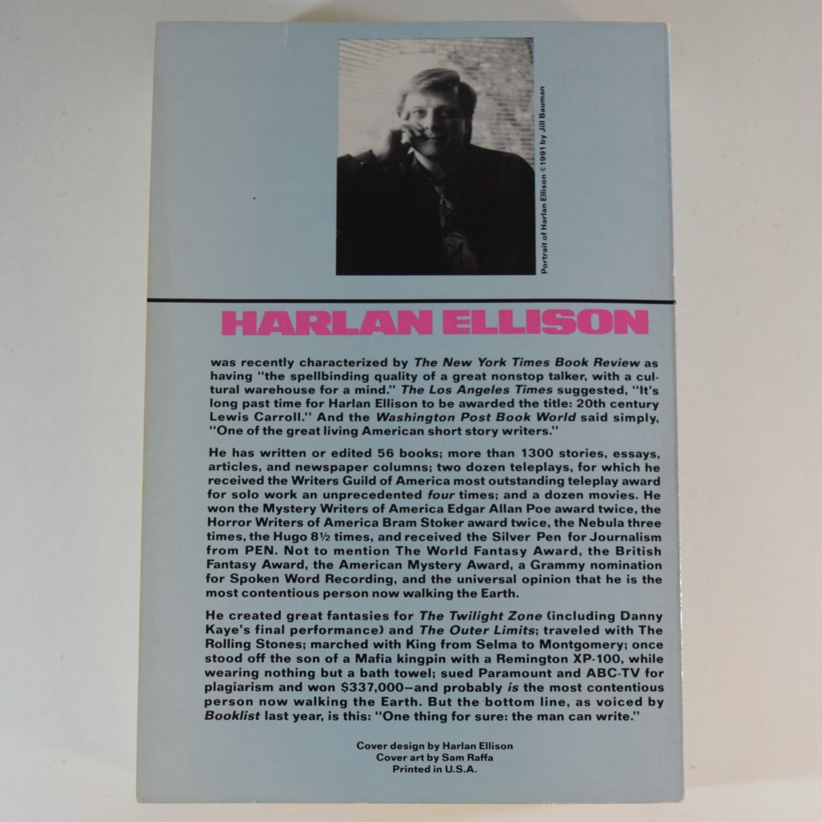 Dreams With Sharp Teeth – Harlan Ellison SIGNED – Omnibus 1991 – I have no mouth