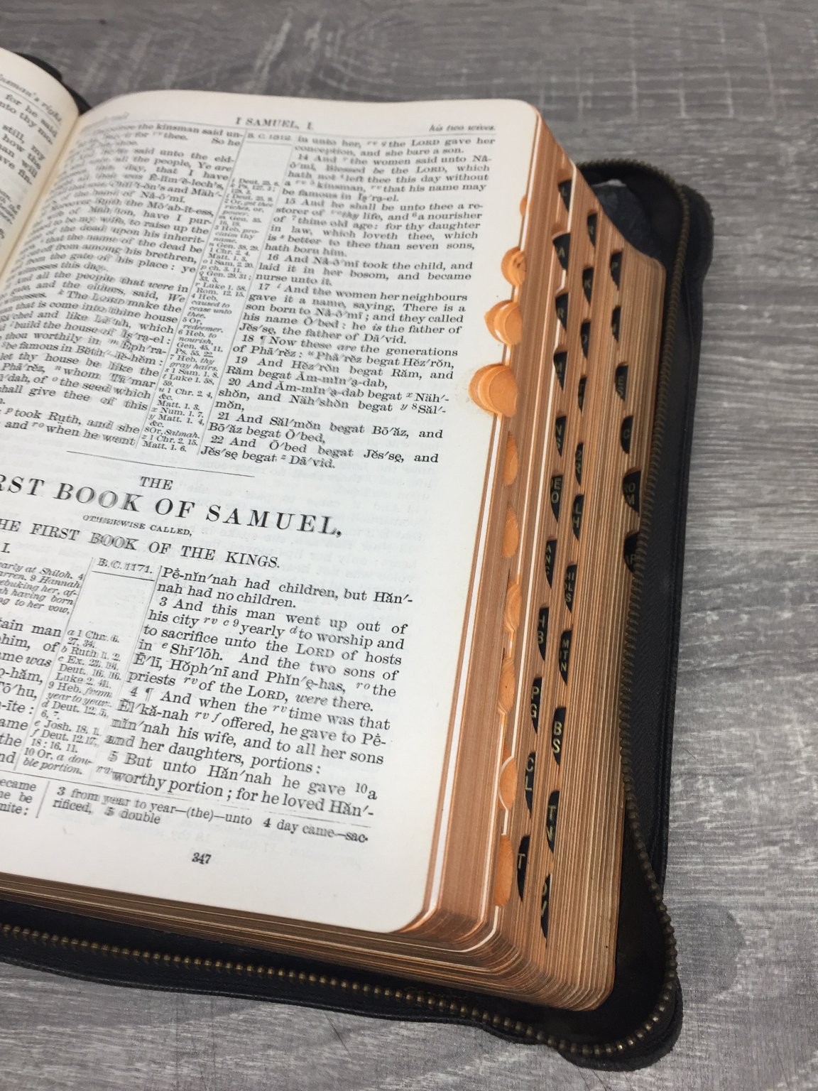 Holy Bible Self-Pronouncing S.S. Teachers Red Letter 1926 National Bible Press