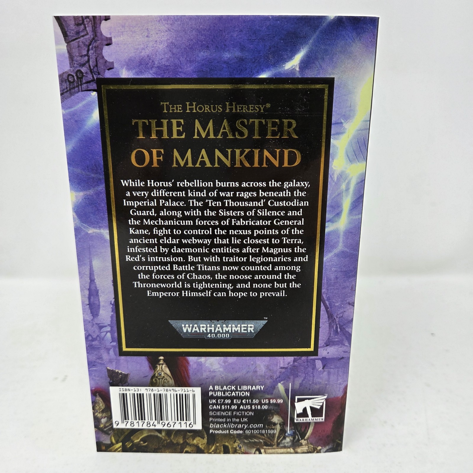 The Master of Mankind Aaron Dembski-Bowden Warhammer 40k Paperback