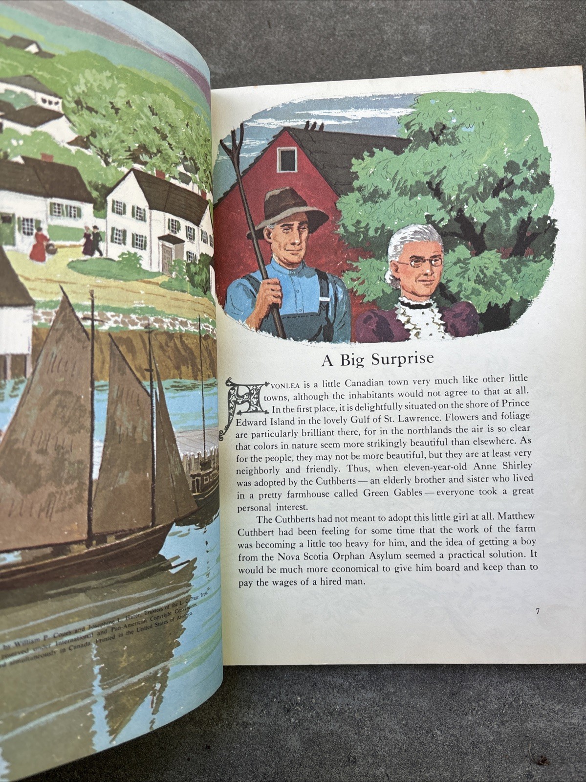 Anne of Green Gables, 1961 Abridged Edition (Cushing/Williams) Grosset & Dunlap