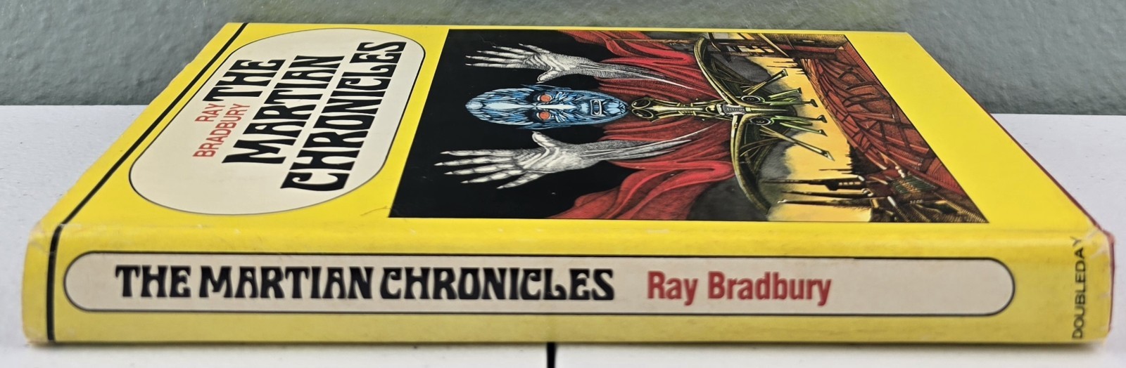 The Martian Chronicles HC Ray Bradbury BCE 1958 Vintage Weird Sci Fi Surreal Art