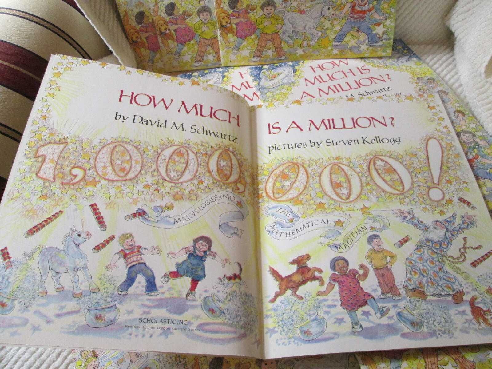 Lot of 10 HOW MUCH IS A MILLION? Schwartz Steven Kellogg Guided Reading Teacher