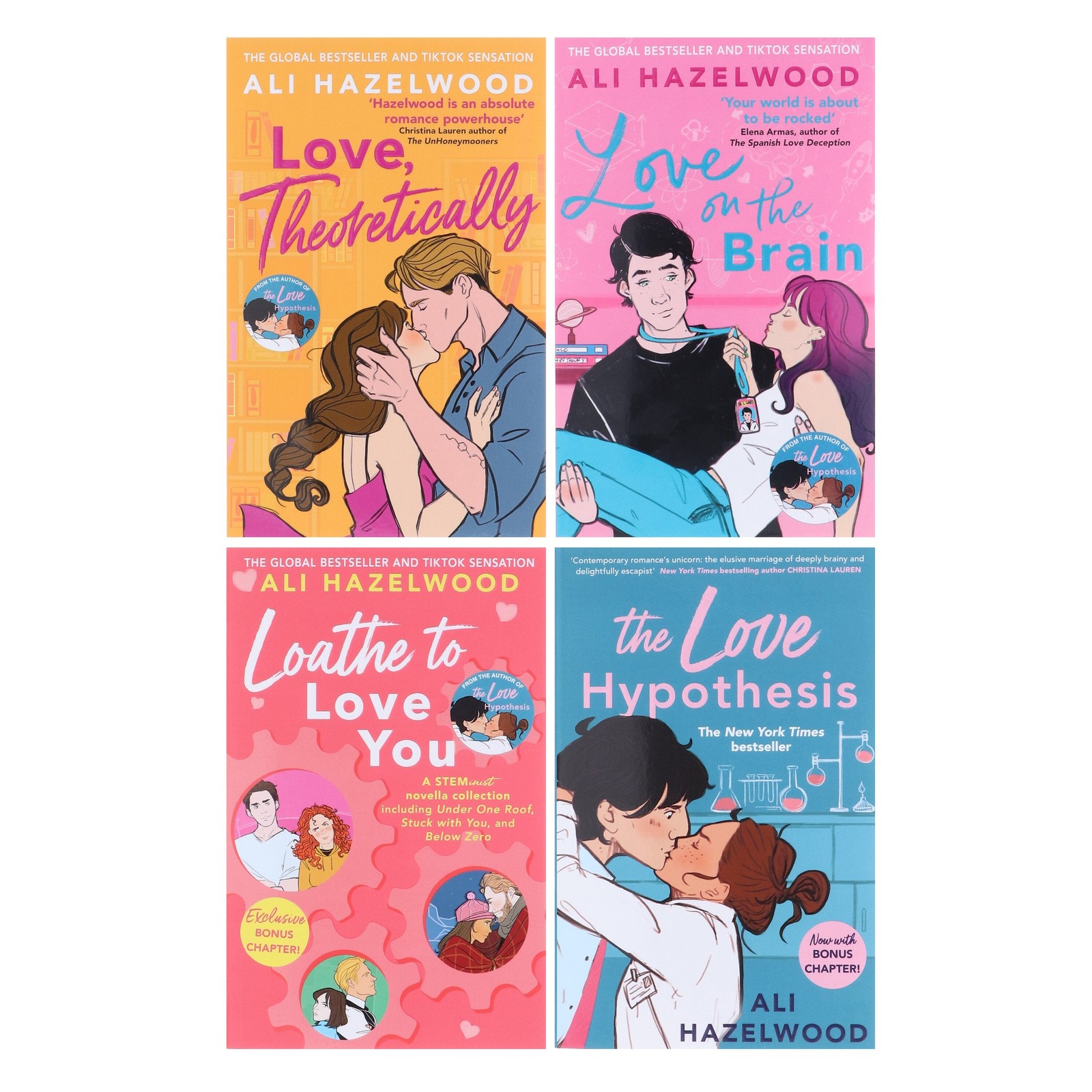 The Love Hypothesis by Ali Hazelwood 4 Books Set – Fic – PB