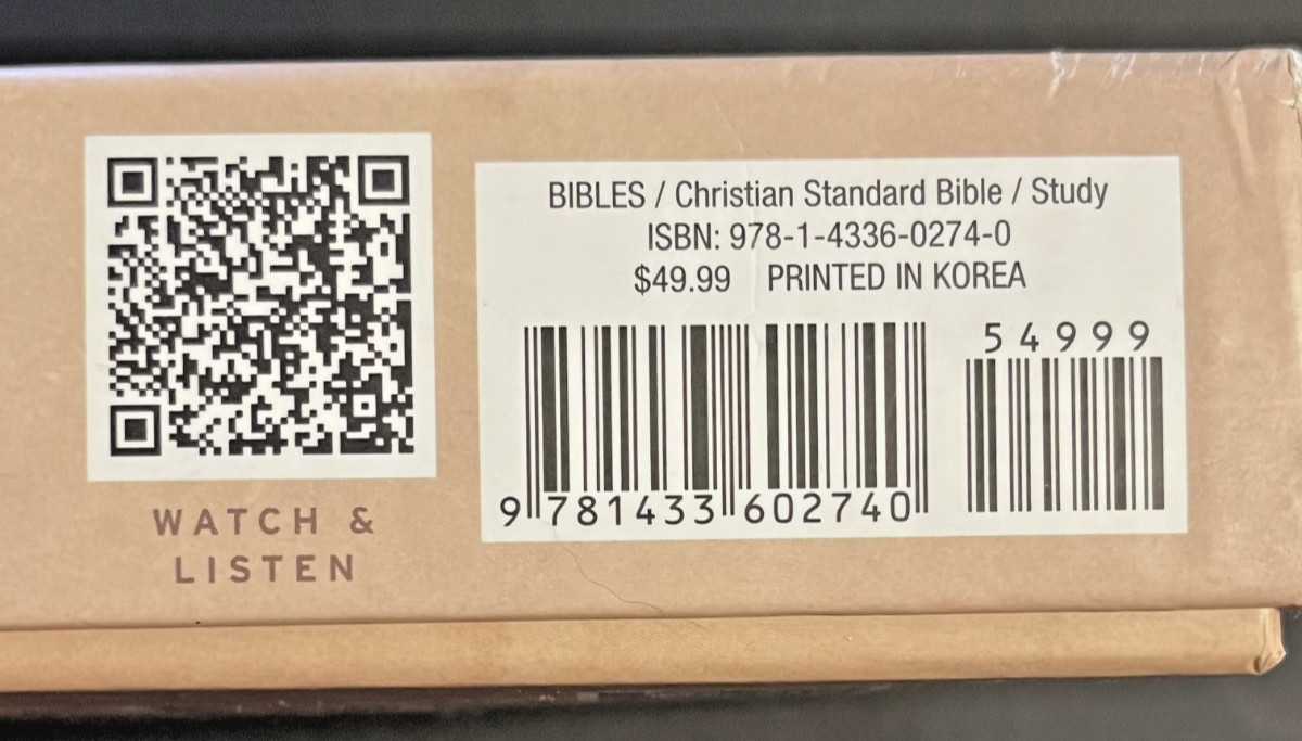 Mission of God Study Bible, Brown Simulated Leather by Philip Nation New HCSB