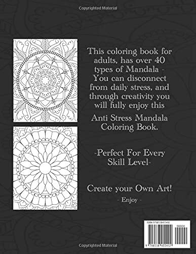 MANDALAS ADULT COLORING BOOK Mindfulness & Relaxation: Mandala Relaxing Mandala