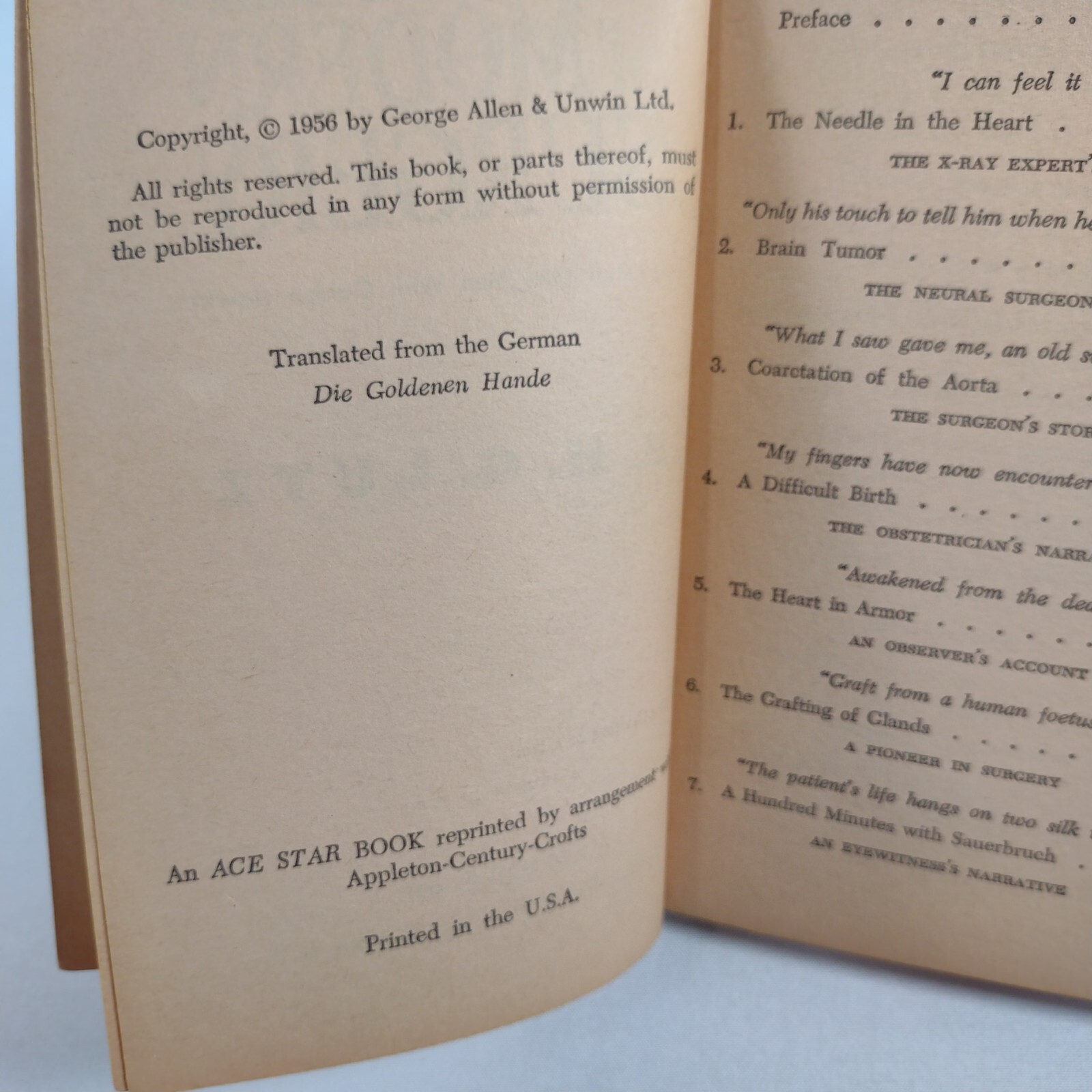 Miracles of Modern Surgery E.H. G. Lutz Paperback 1956 Vintage