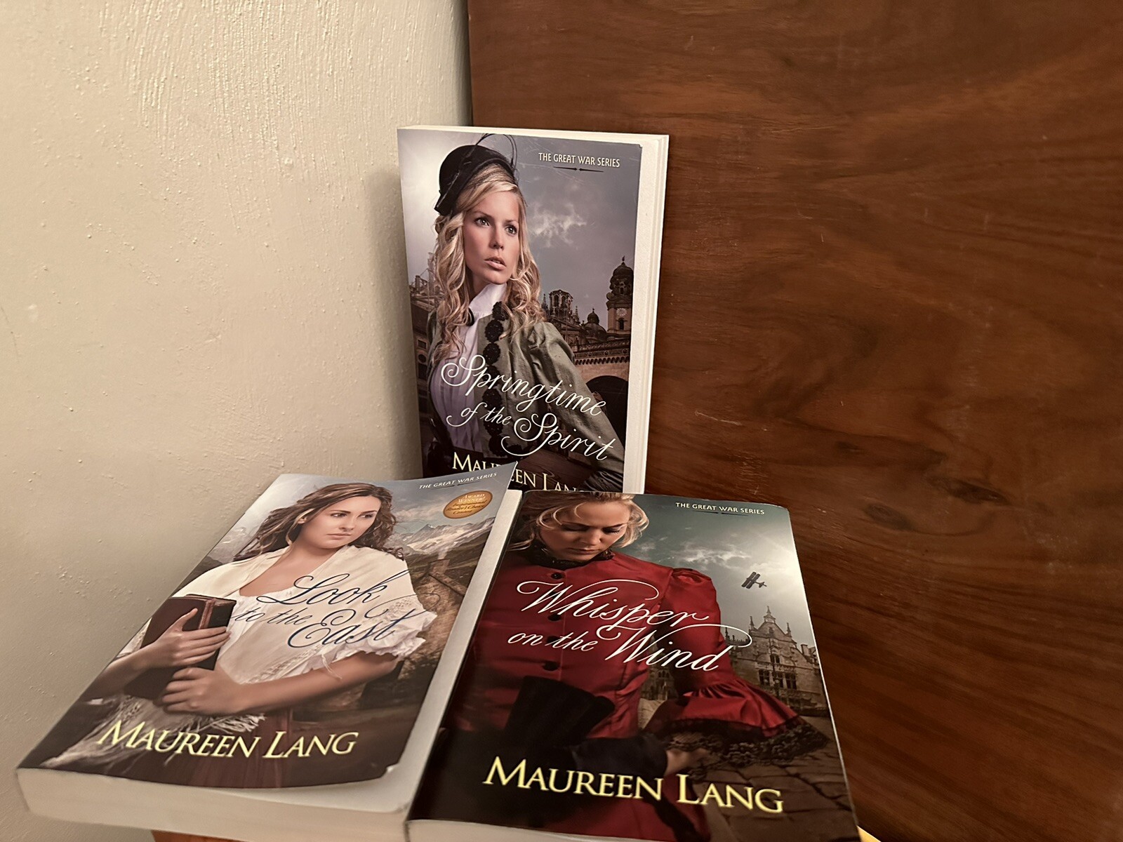The Great War Series Maureen Lang Trade Paper Back Book Lot of Three