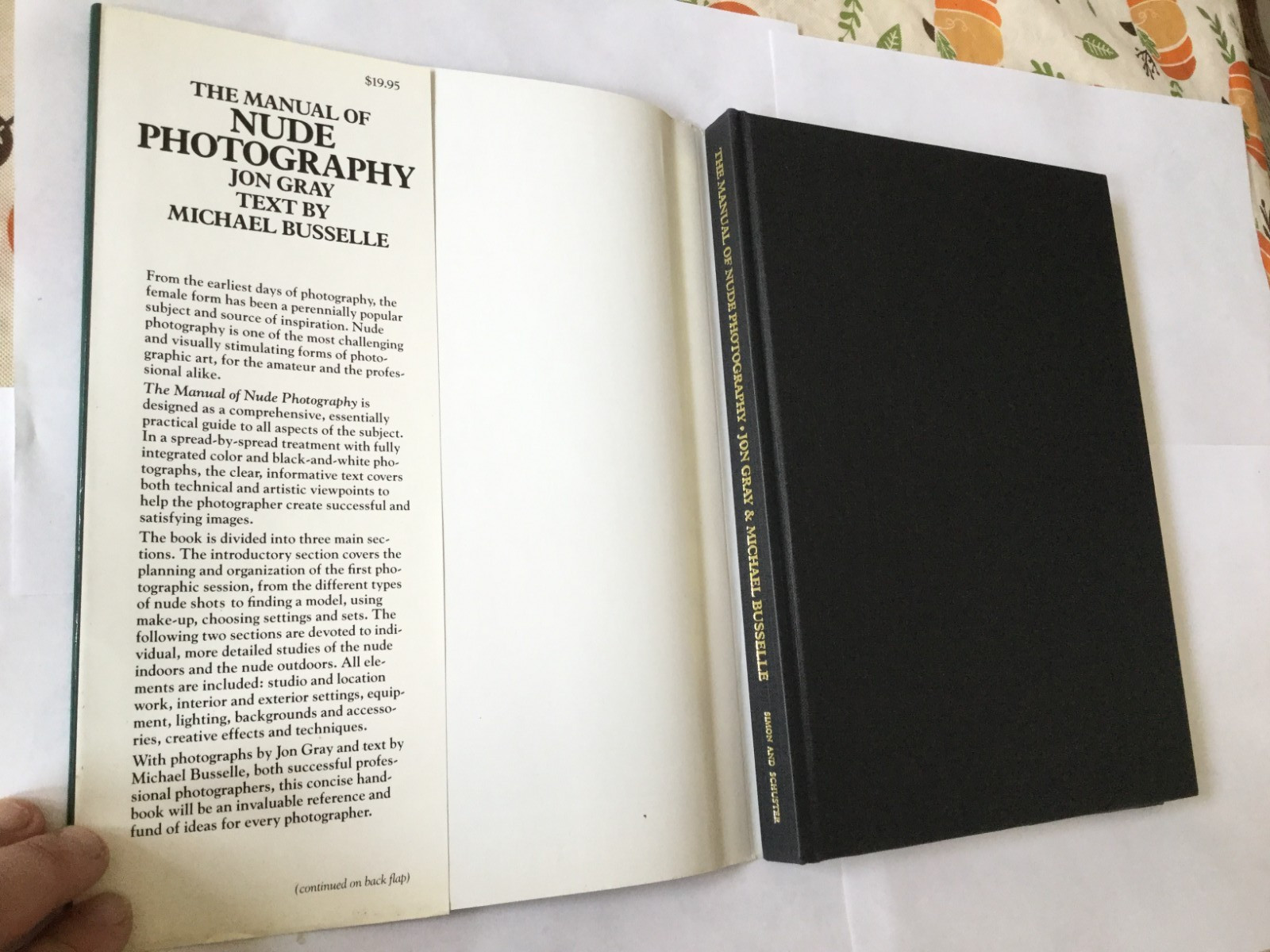 Manual of Nude Photography by Michael Busselle and Jon Gray (1983, Hardcover)
